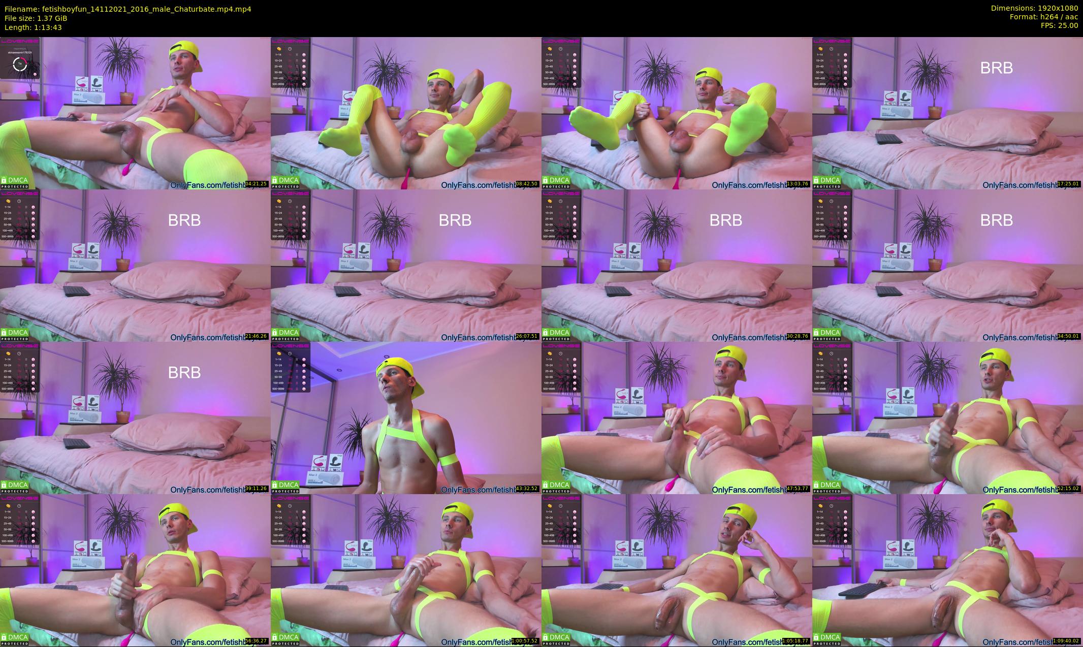 fetishboyfun — 74 minute Chaturbate male cam show recording, 1080p, Nov 14, 2021