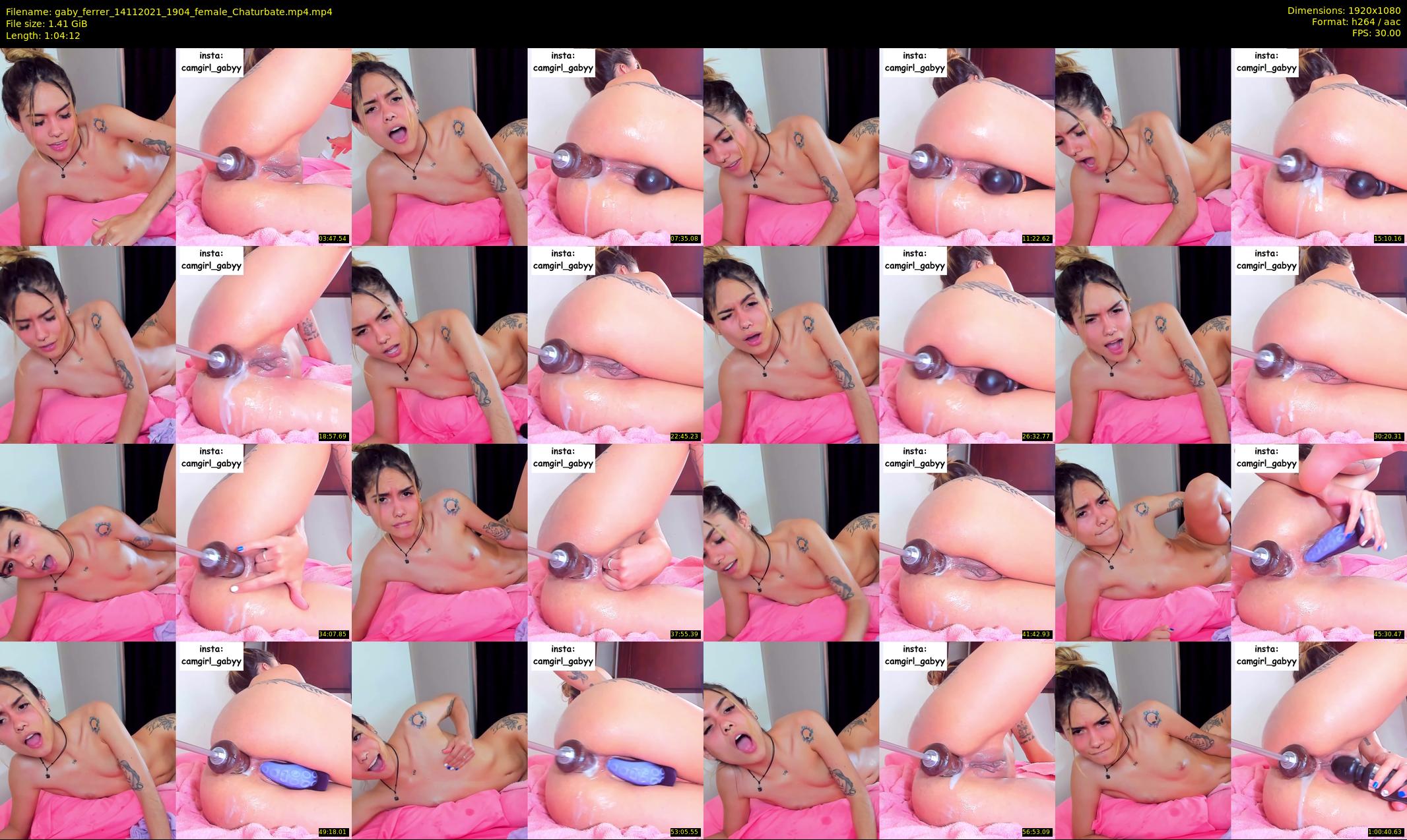 gaby_ferrer — 65 minute Chaturbate female cam show recording, 1080p, Nov 14, 2021