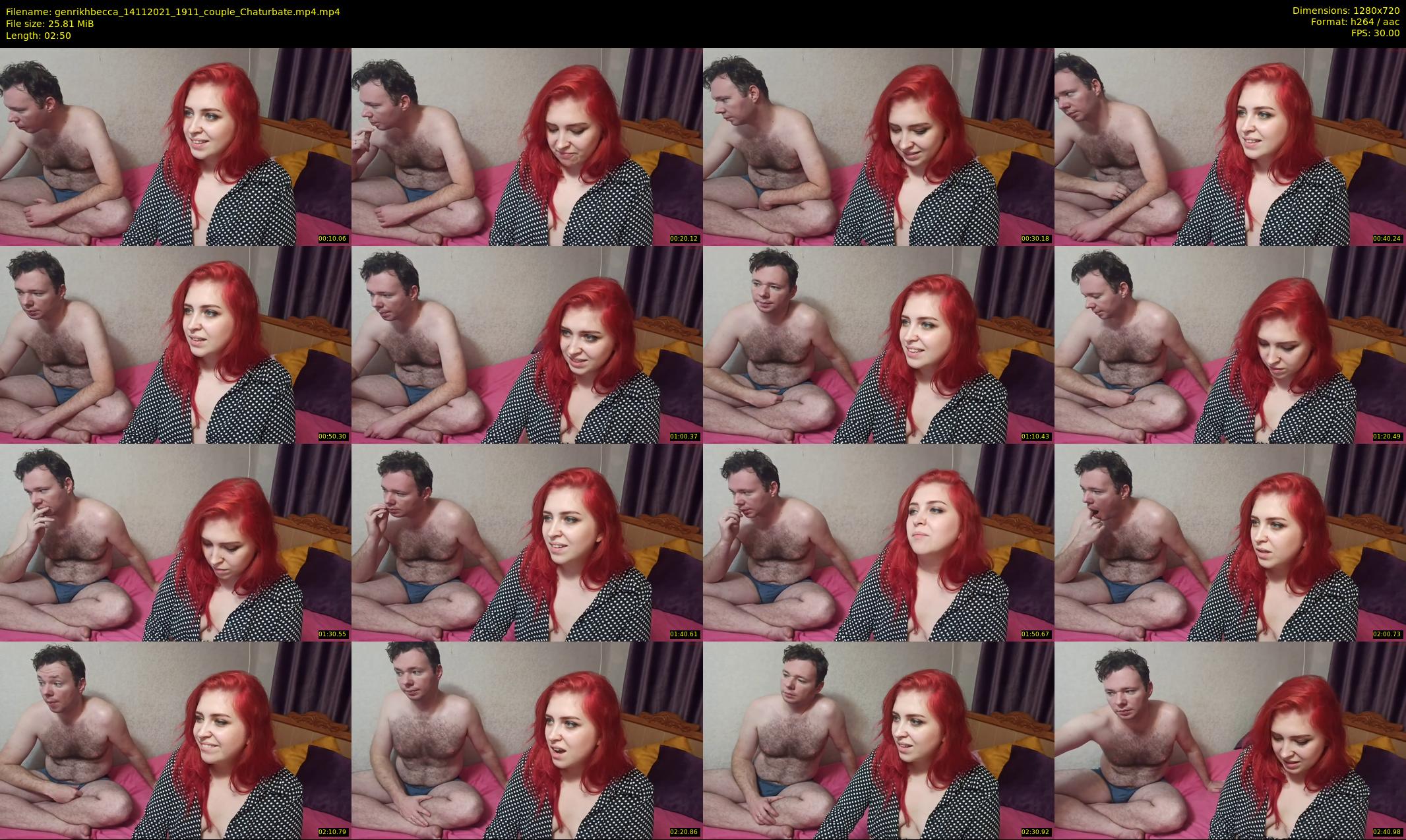 genrikhbecca — 3 minute Chaturbate couple cam show recording, 720p, Nov 14, 2021