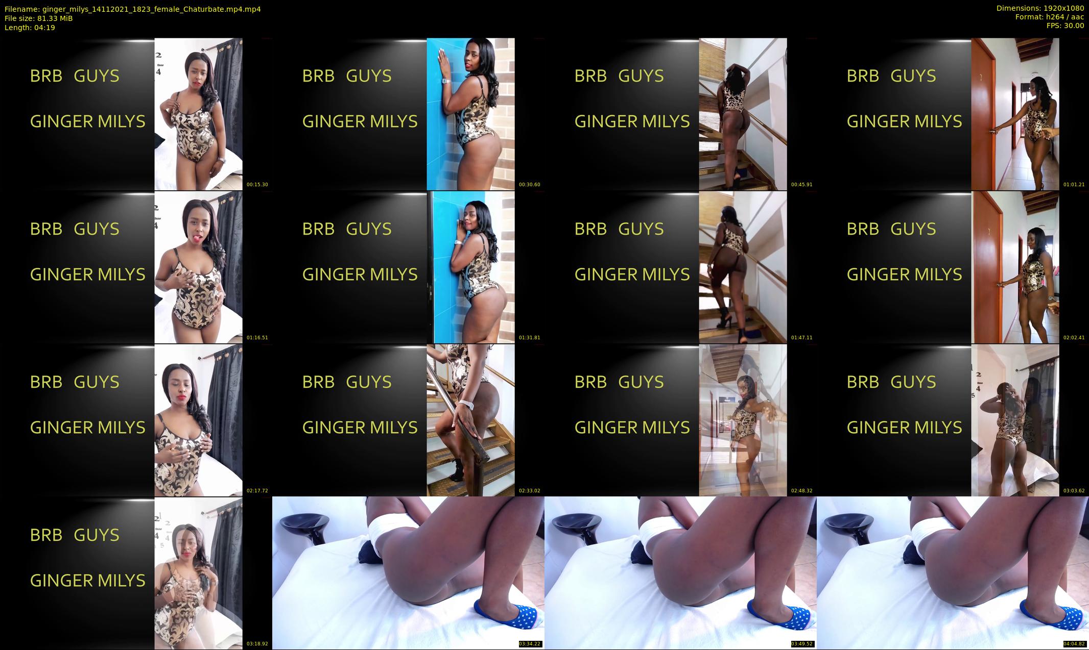ginger_milys — 5 minute Chaturbate female cam show recording, 1080p, Nov 14, 2021