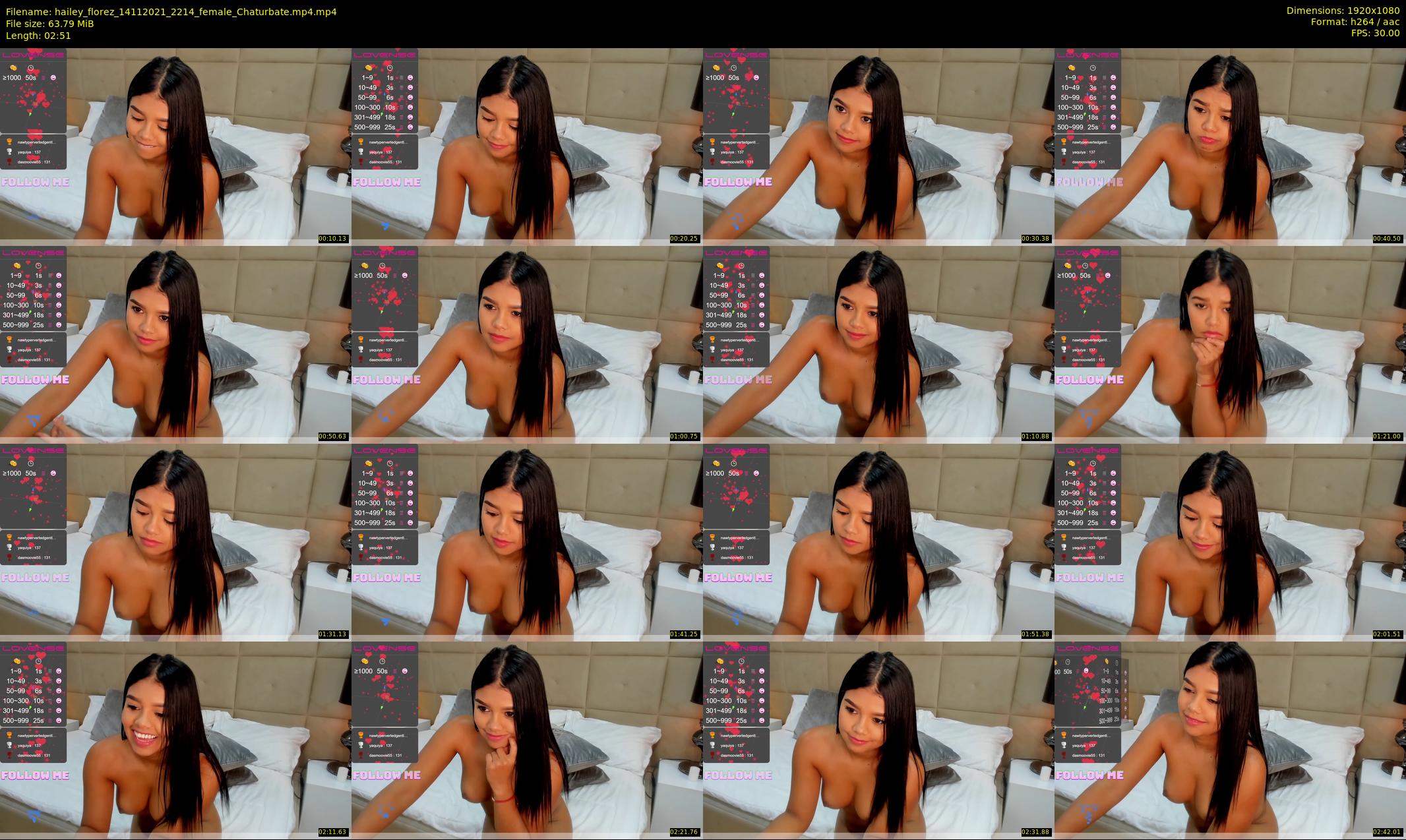 hailey_florez — 3 minute Chaturbate female cam show recording, 1080p, Nov 14, 2021