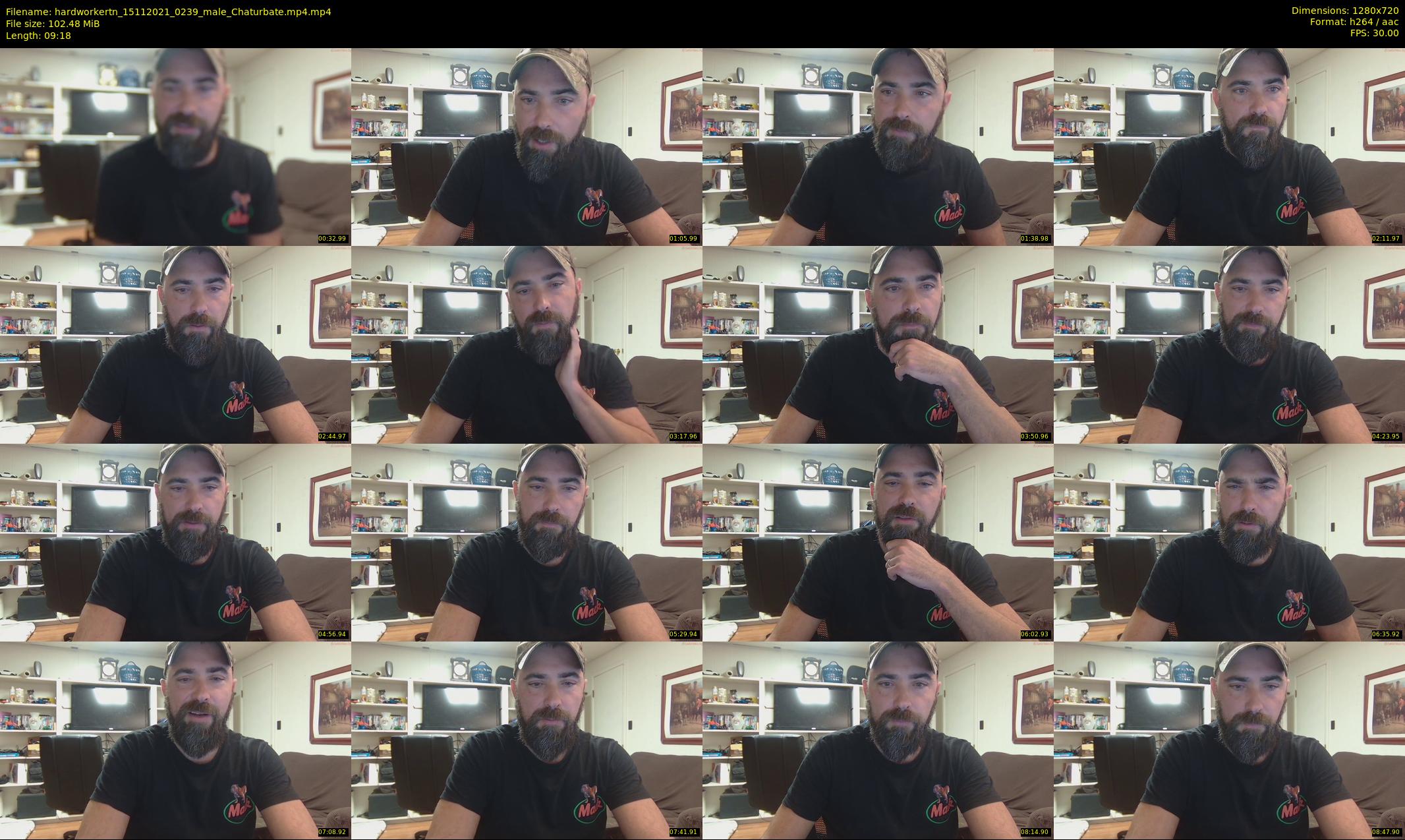 hardworkertn — 10 minute Chaturbate male cam show recording, 720p, Nov 15, 2021