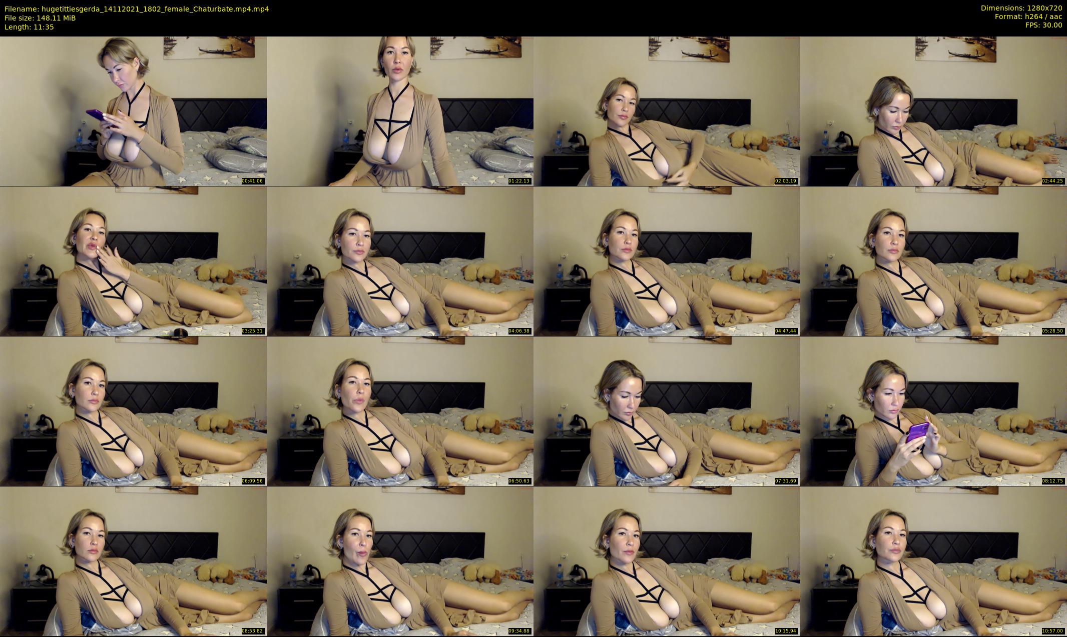 hugetittiesgerda — 12 minute Chaturbate female cam show recording, 720p, Nov 14, 2021