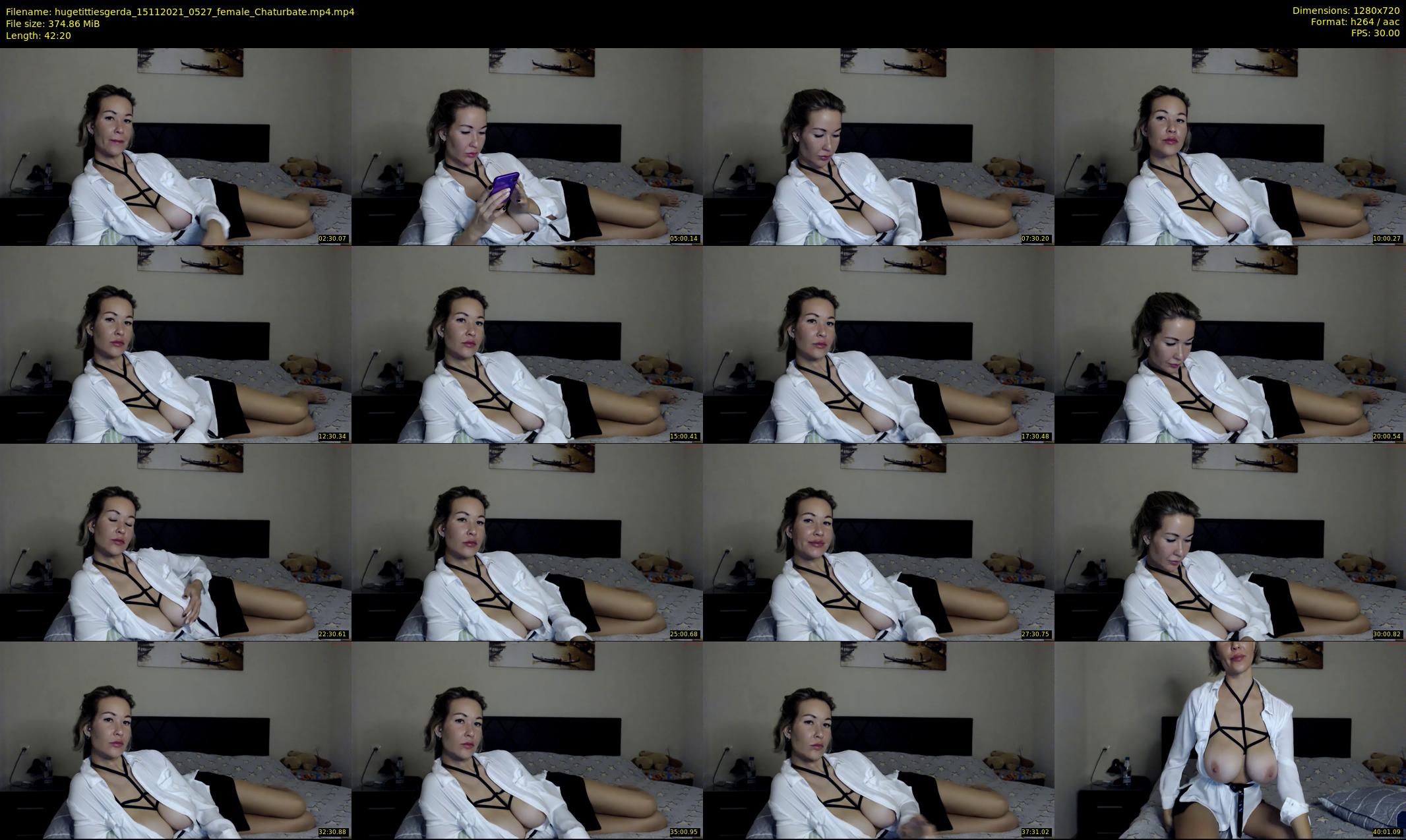 hugetittiesgerda — 43 minute Chaturbate female cam show recording, 720p, Nov 15, 2021