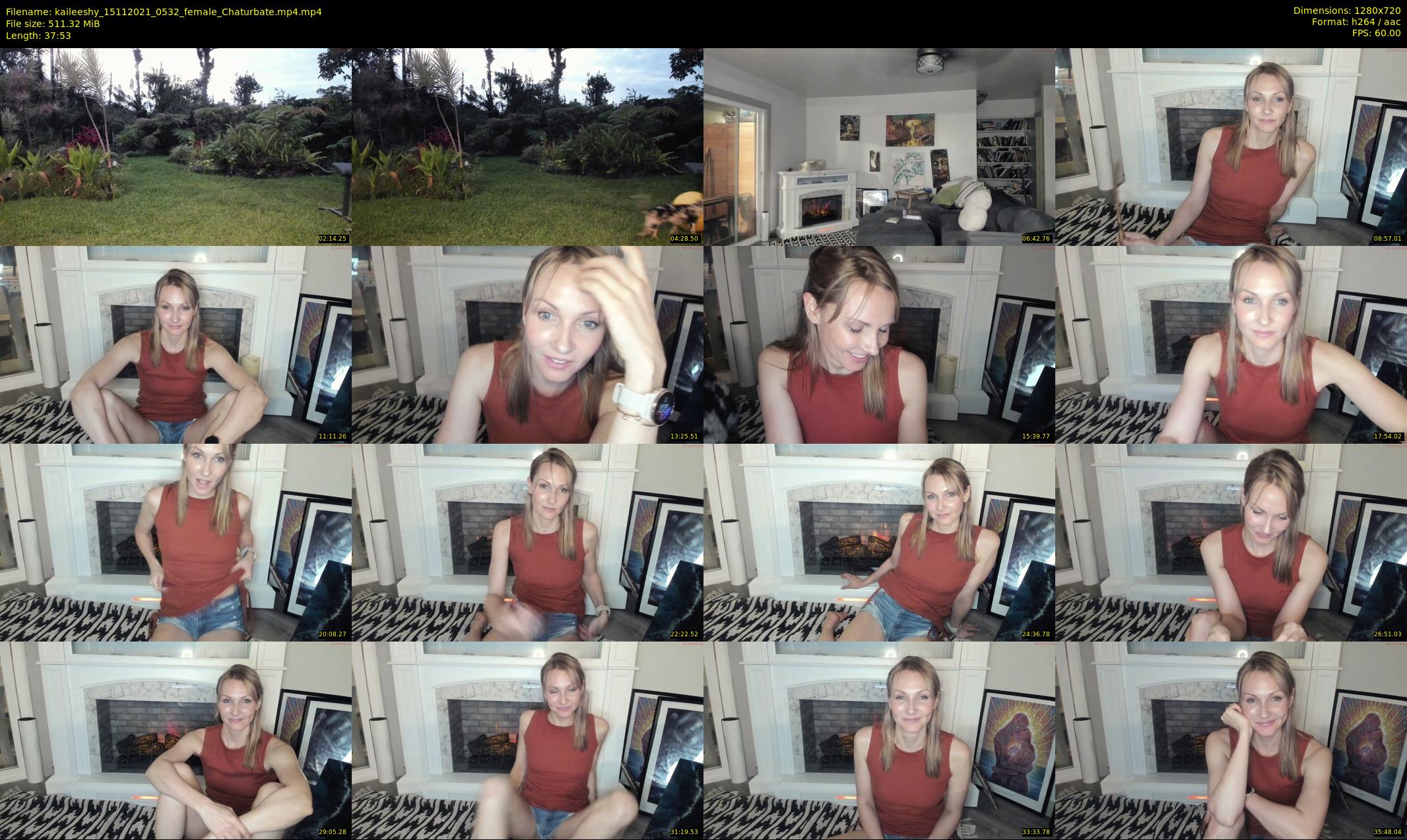 kaileeshy — 38 minute Chaturbate female cam show recording, 720p, Nov 15, 2021