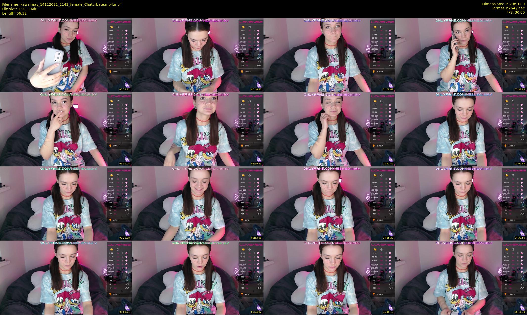 kawaimay — 7 minute Chaturbate female cam show recording, 1080p, Nov 14, 2021