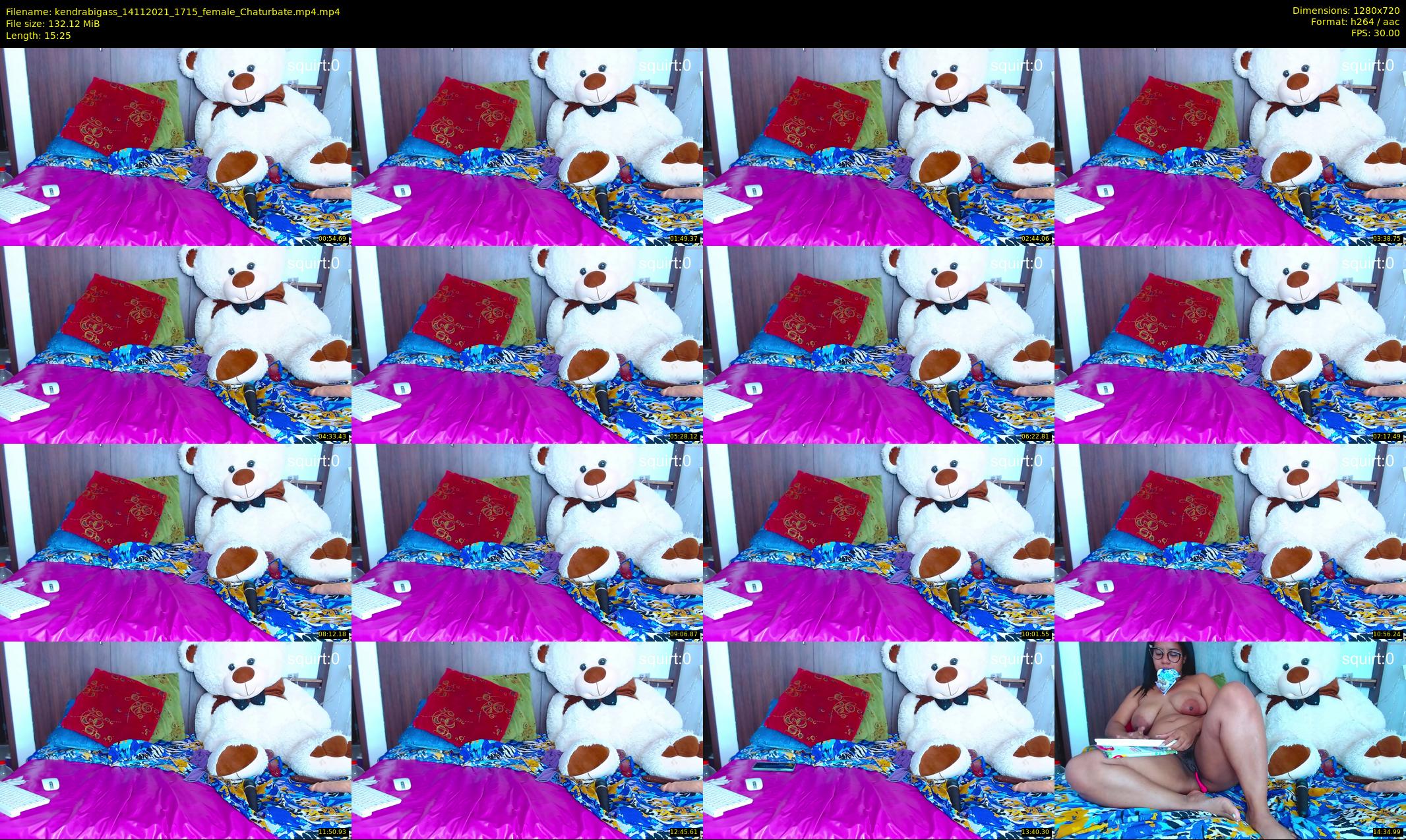 kendrabigass — 16 minute Chaturbate female cam show recording, 720p, Nov 14, 2021