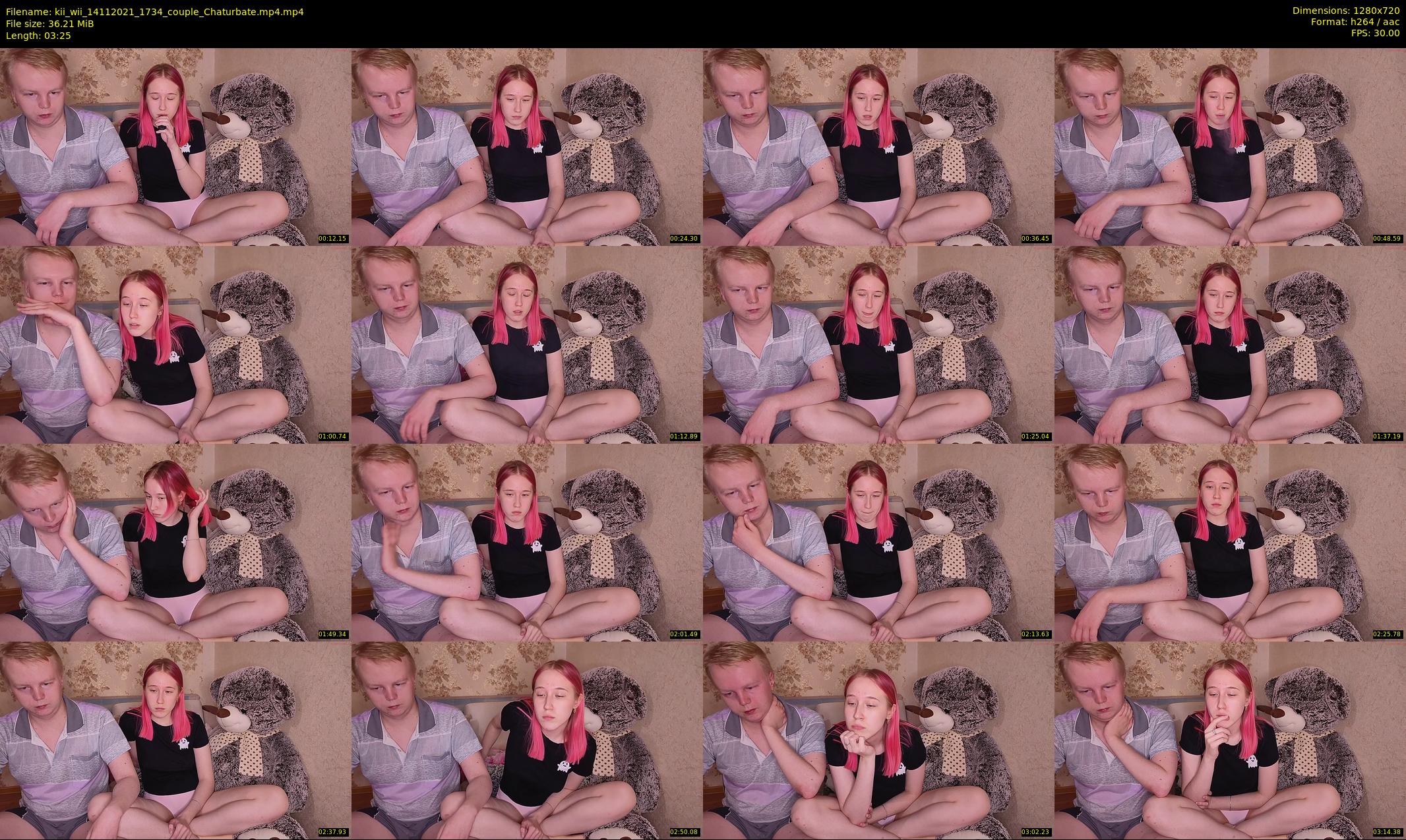 kii_wii — 4 minute Chaturbate couple cam show recording, 720p, Nov 14, 2021