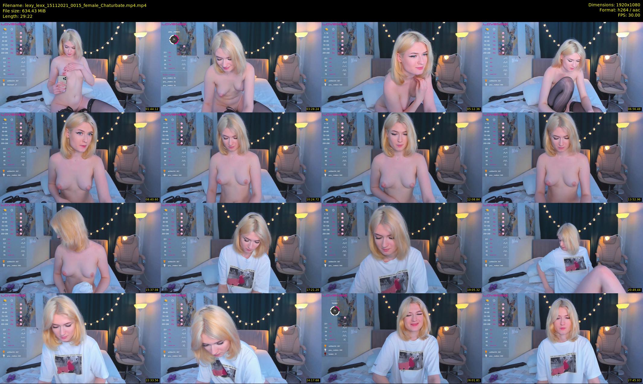lexy_lexx — 30 minute Chaturbate female cam show recording, 1080p, Nov 15, 2021