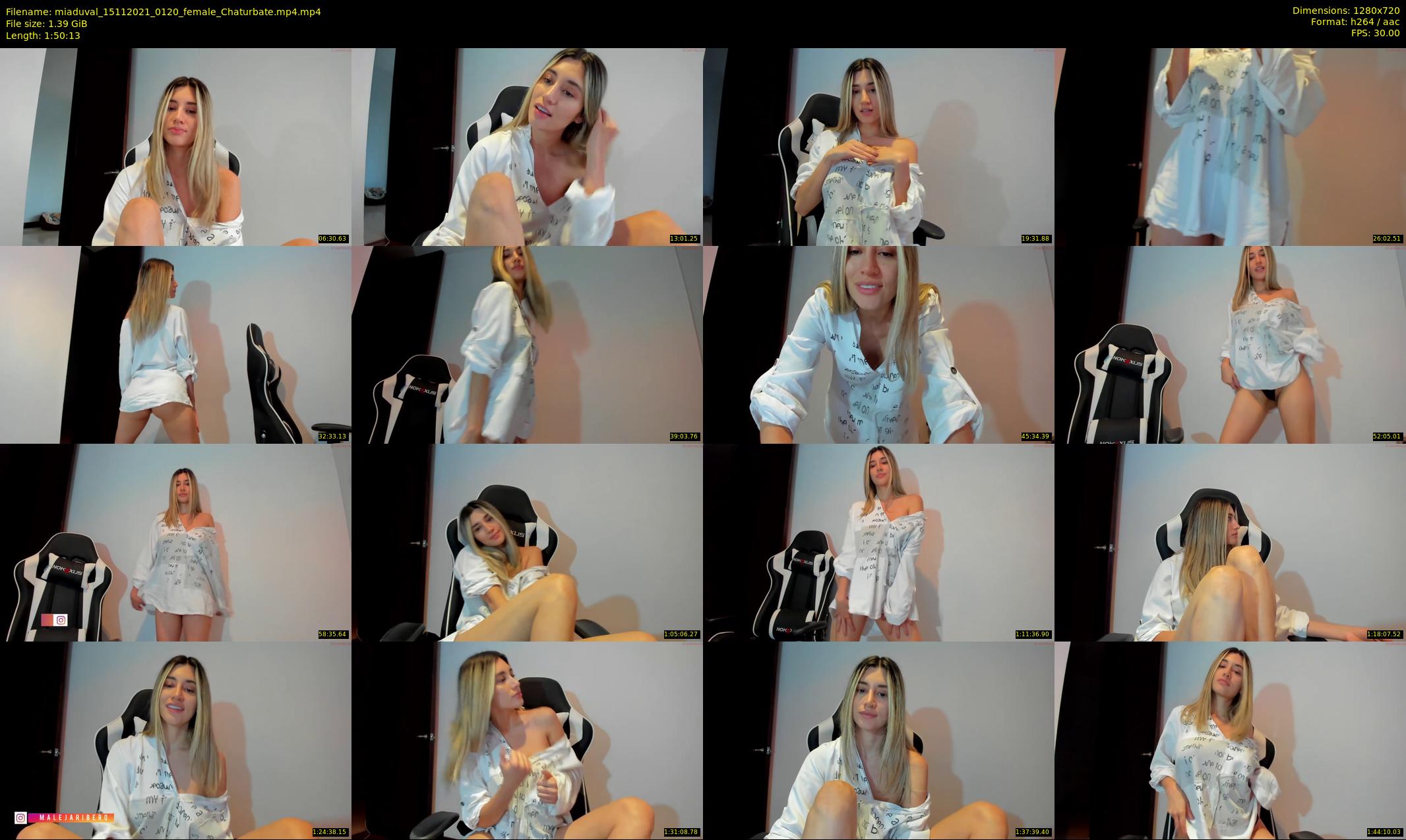miaduval — 111 minute Chaturbate female cam show recording, 720p, Nov 15, 2021