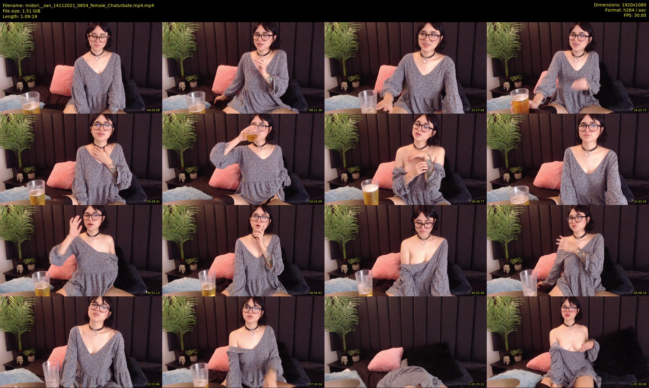midori__san — 70 minute Chaturbate female cam show recording, 1080p, Nov 14, 2021