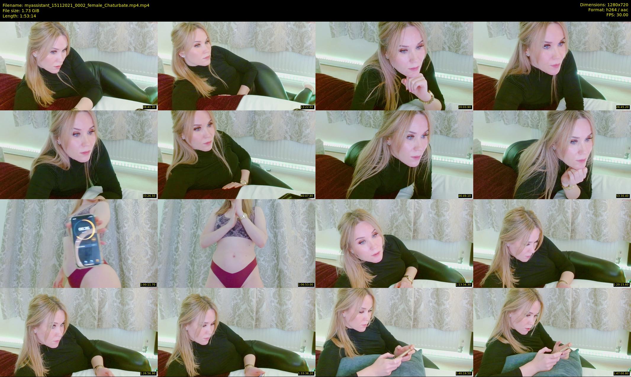 myassistant — 114 minute Chaturbate female cam show recording, 720p, Nov 15, 2021