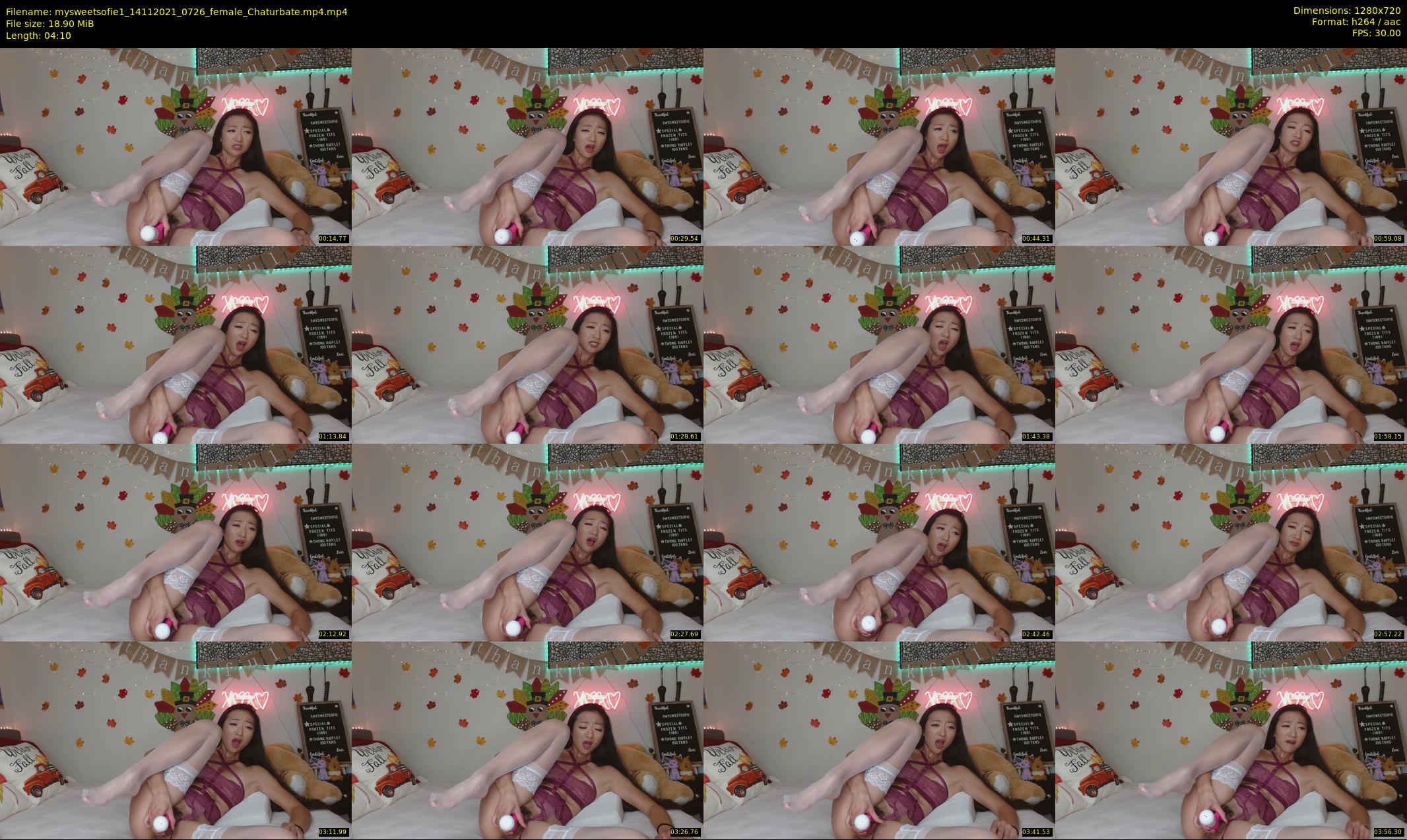 mysweetsofie1 — 5 minute Chaturbate female cam show recording, 720p, Nov 14, 2021