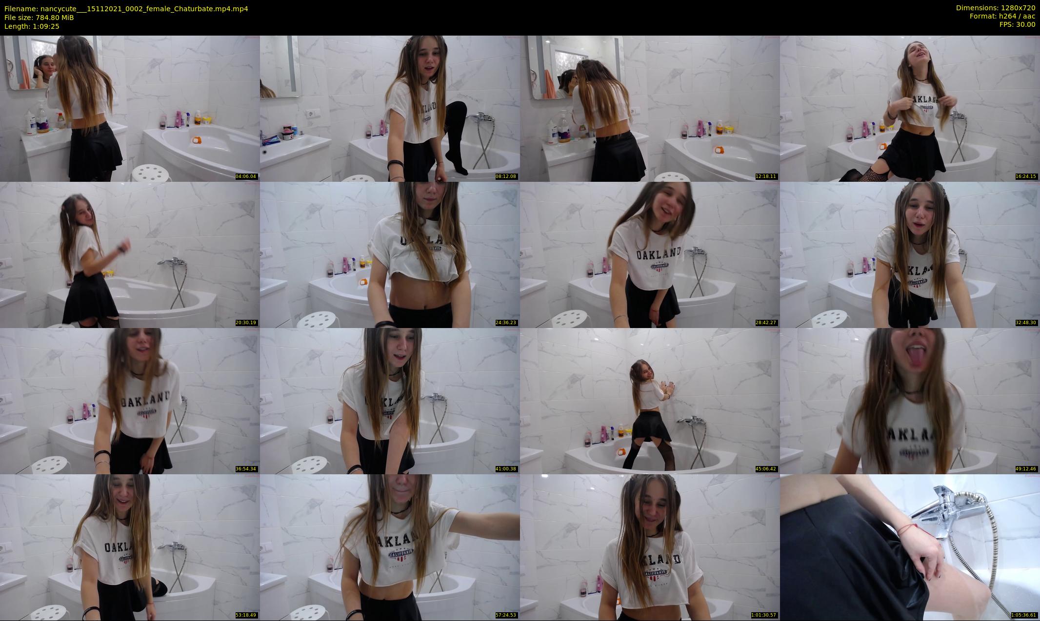 nancycute__ — 70 minute Chaturbate female cam show recording, 720p, Nov 15, 2021