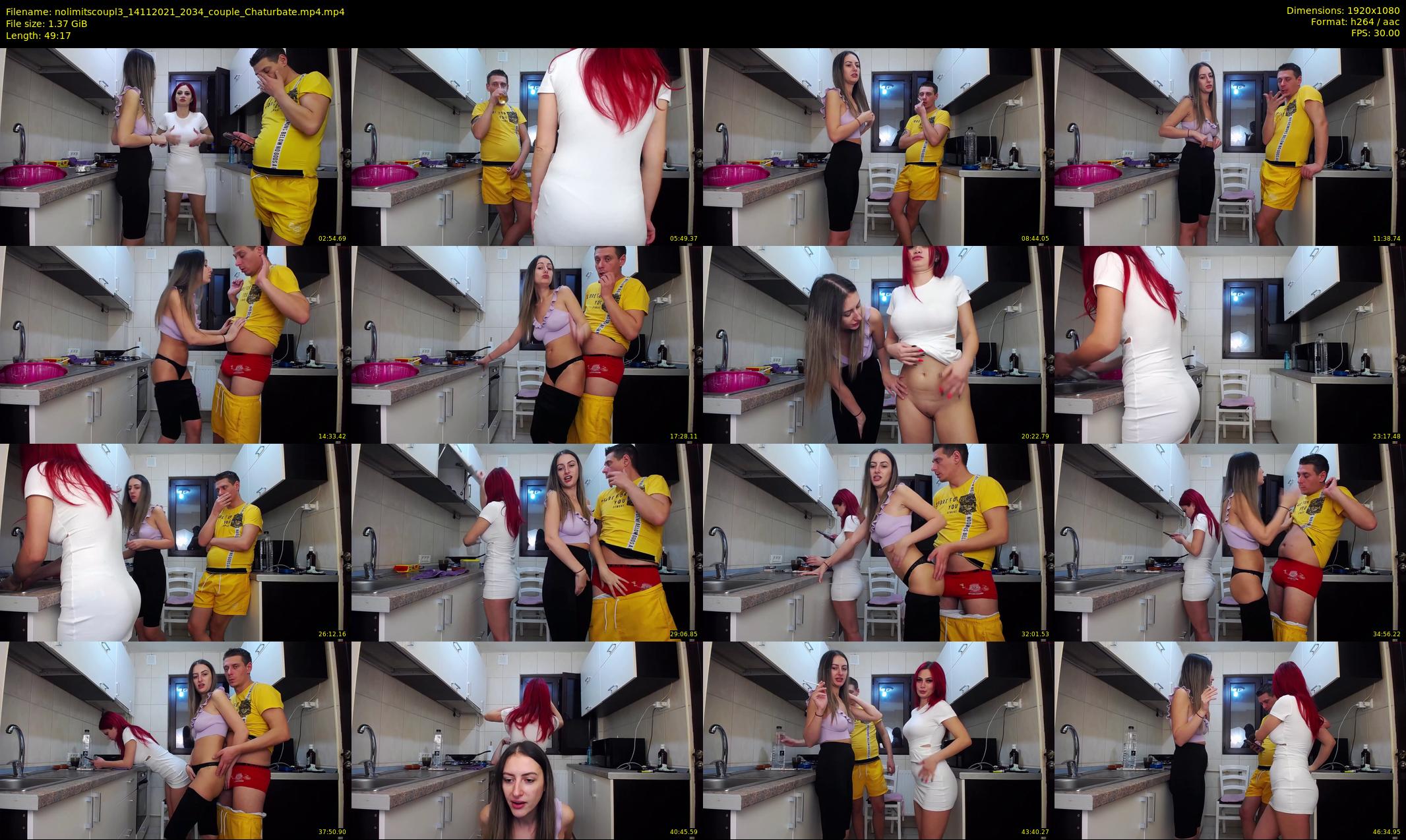 nolimitscoupl3 — 50 minute Chaturbate couple cam show recording, 1080p, Nov 14, 2021