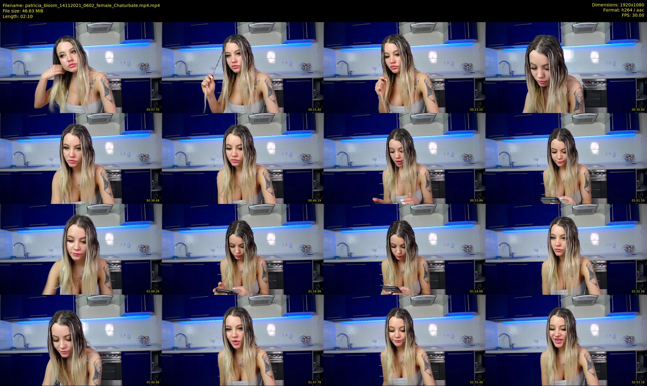 patricia_bloom — 3 minute Chaturbate female cam show recording, 1080p, Nov 14, 2021