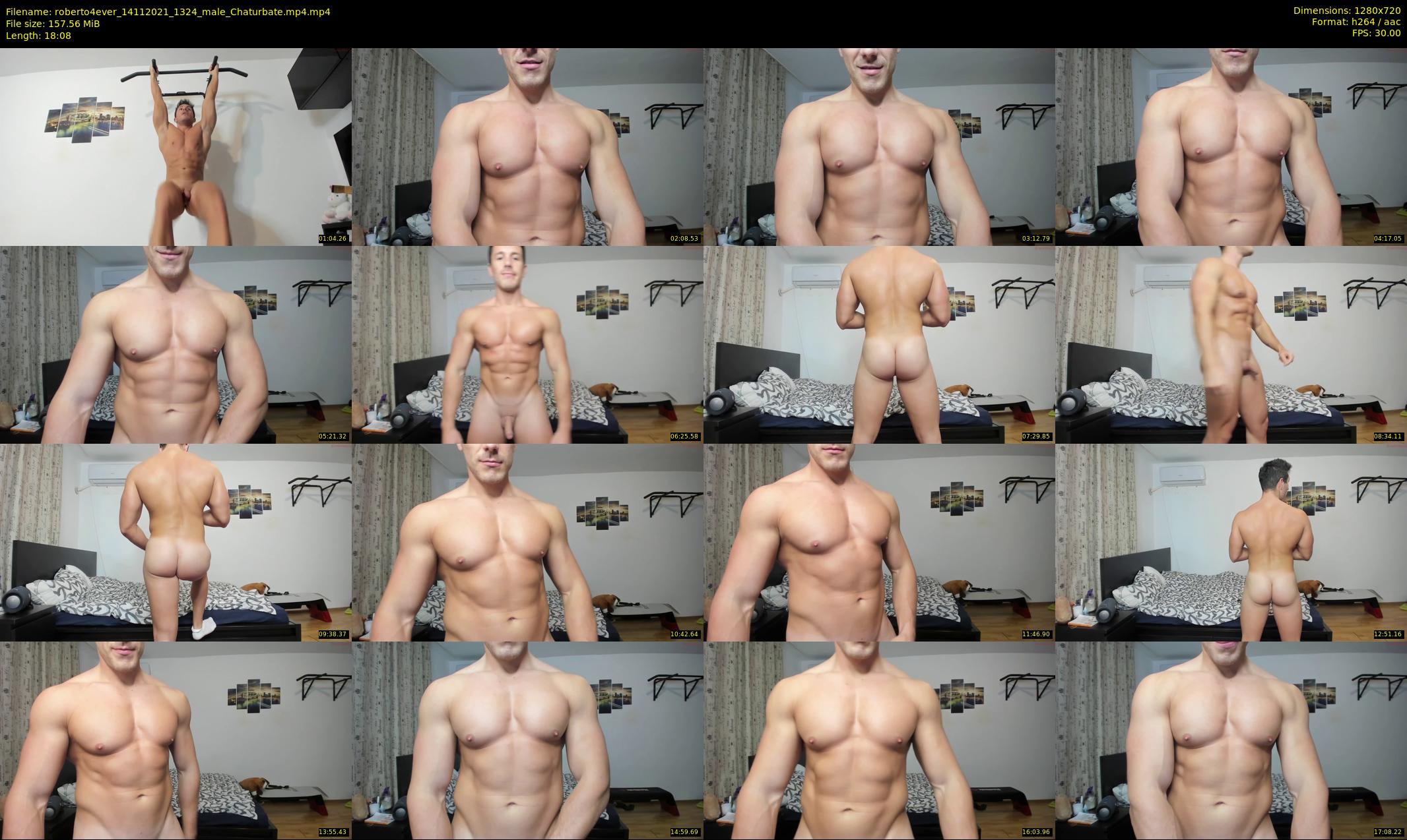 roberto4ever — 19 minute Chaturbate male cam show recording, 720p, Nov 14, 2021