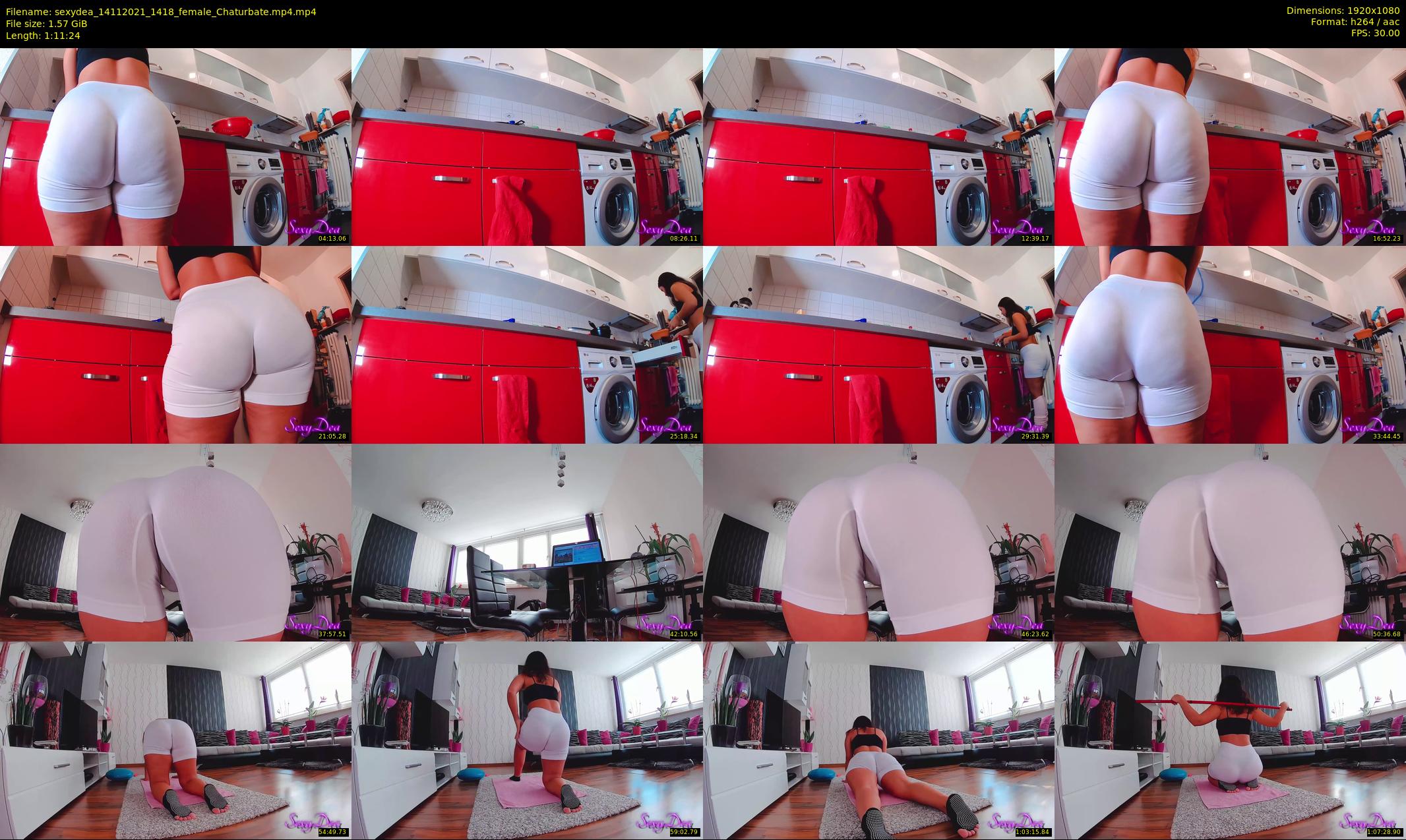 sexydea — 72 minute Chaturbate female cam show recording, 1080p, Nov 14, 2021