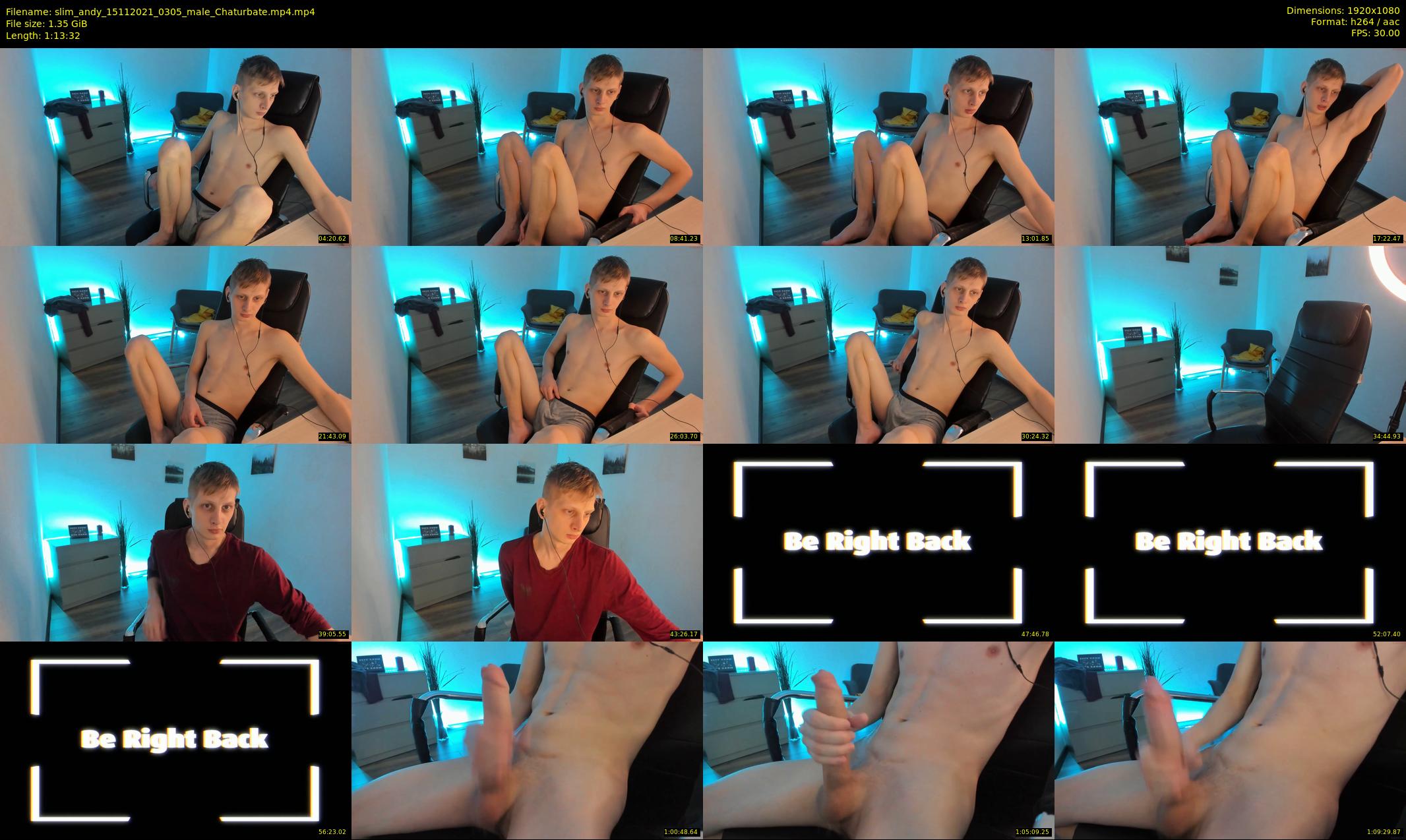 slim_andy — 74 minute Chaturbate male cam show recording, 1080p, Nov 15, 2021