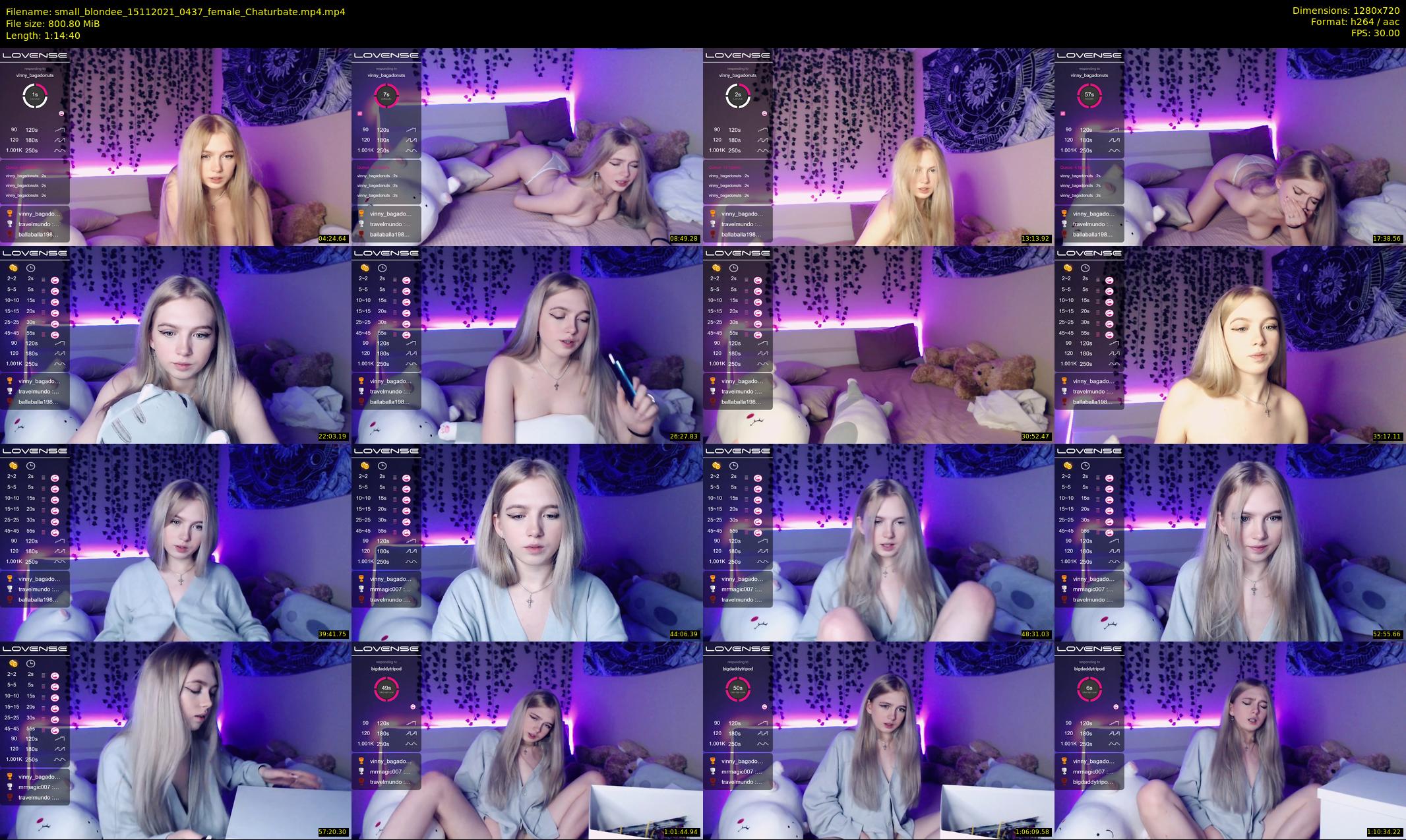 small_blondee — 75 minute Chaturbate female cam show recording, 720p, Nov 15, 2021