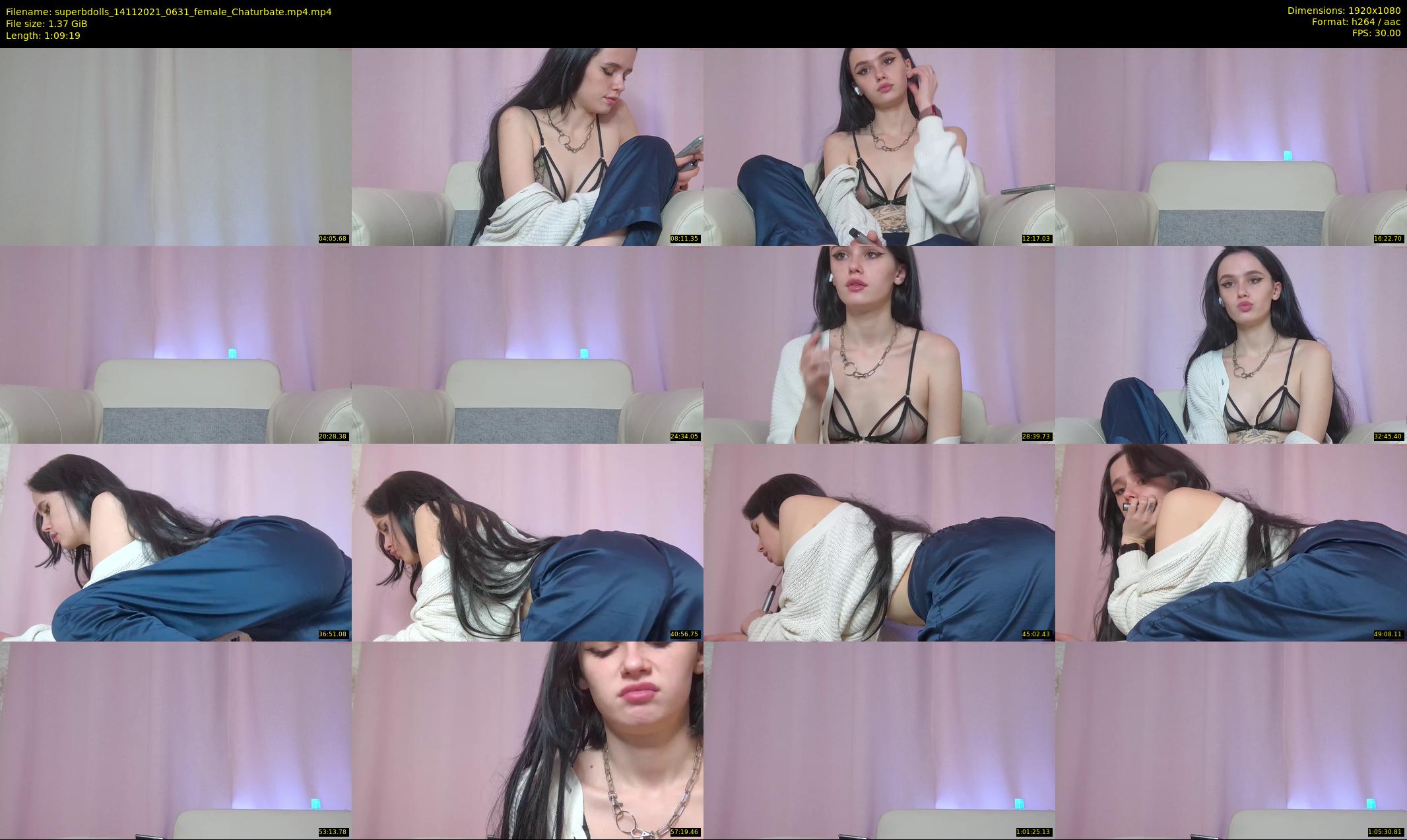 superbdolls — 70 minute Chaturbate couple cam show recording, 1080p, Nov 14, 2021