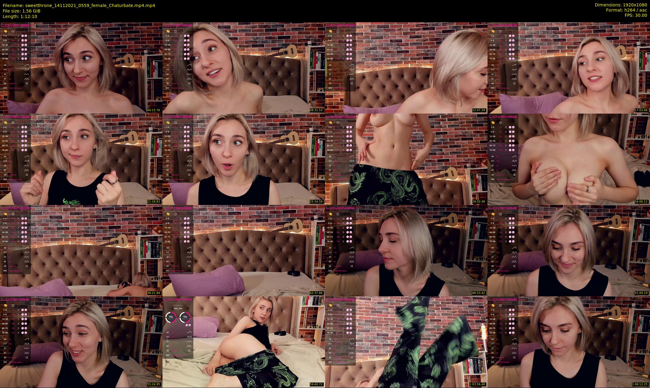 sweetthrone — 73 minute Chaturbate couple cam show recording, 1080p, Nov 14, 2021