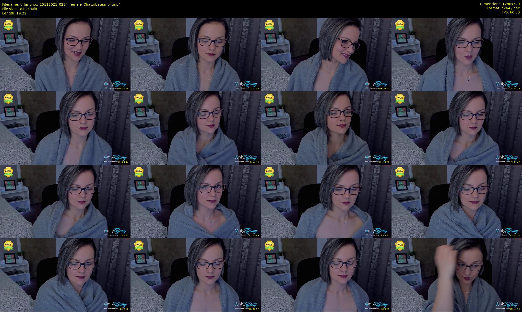 tiffanyriox — 20 minute Chaturbate female cam show recording, 720p, Nov 15, 2021
