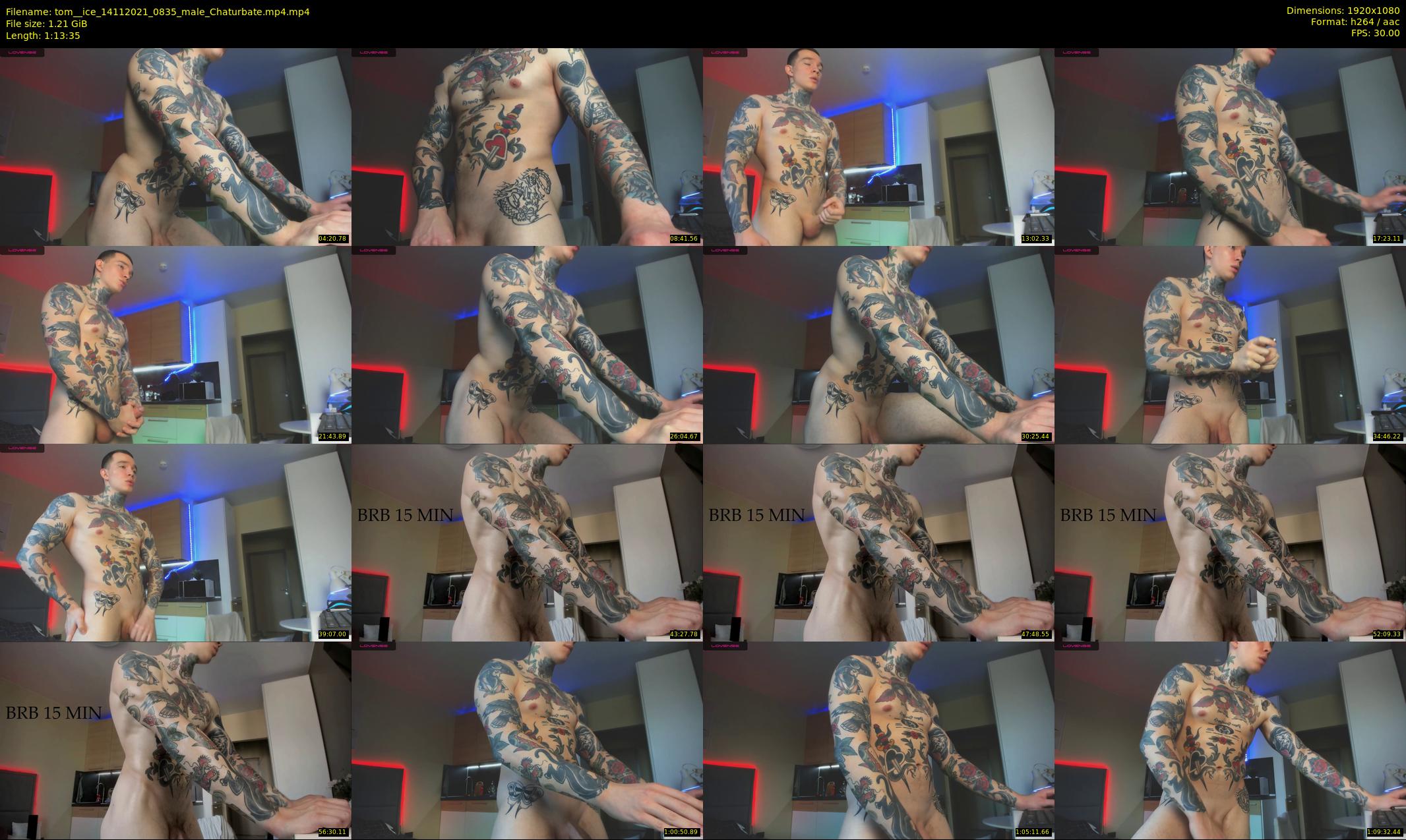 tom__ice — 74 minute Chaturbate male cam show recording, 1080p, Nov 14, 2021