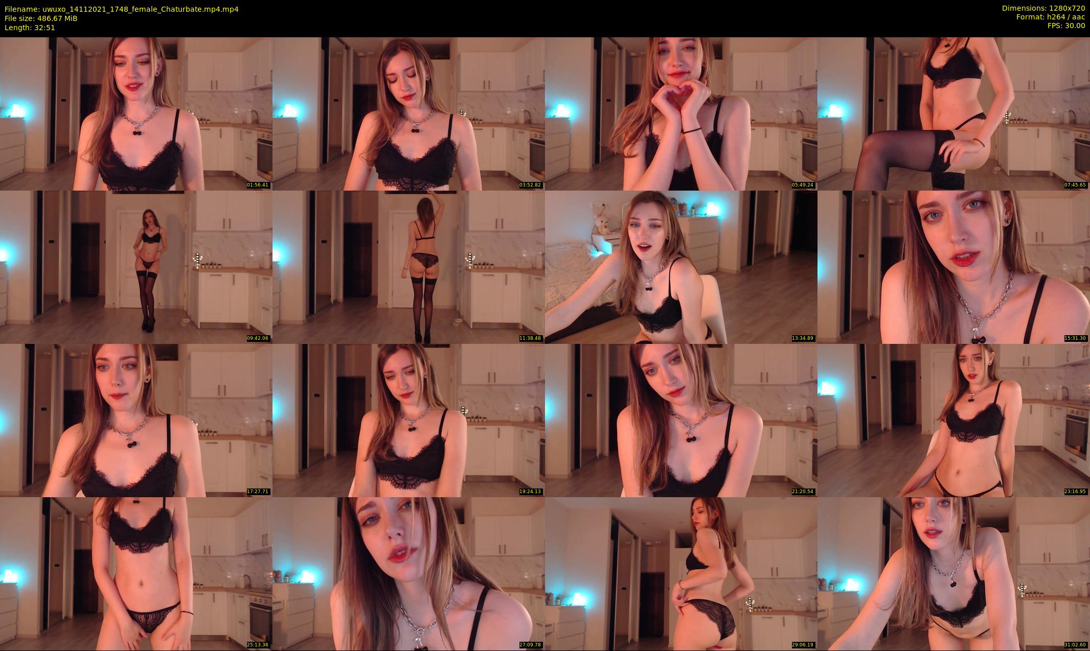 uwuxo — 33 minute Chaturbate female cam show recording, 720p, Nov 14, 2021