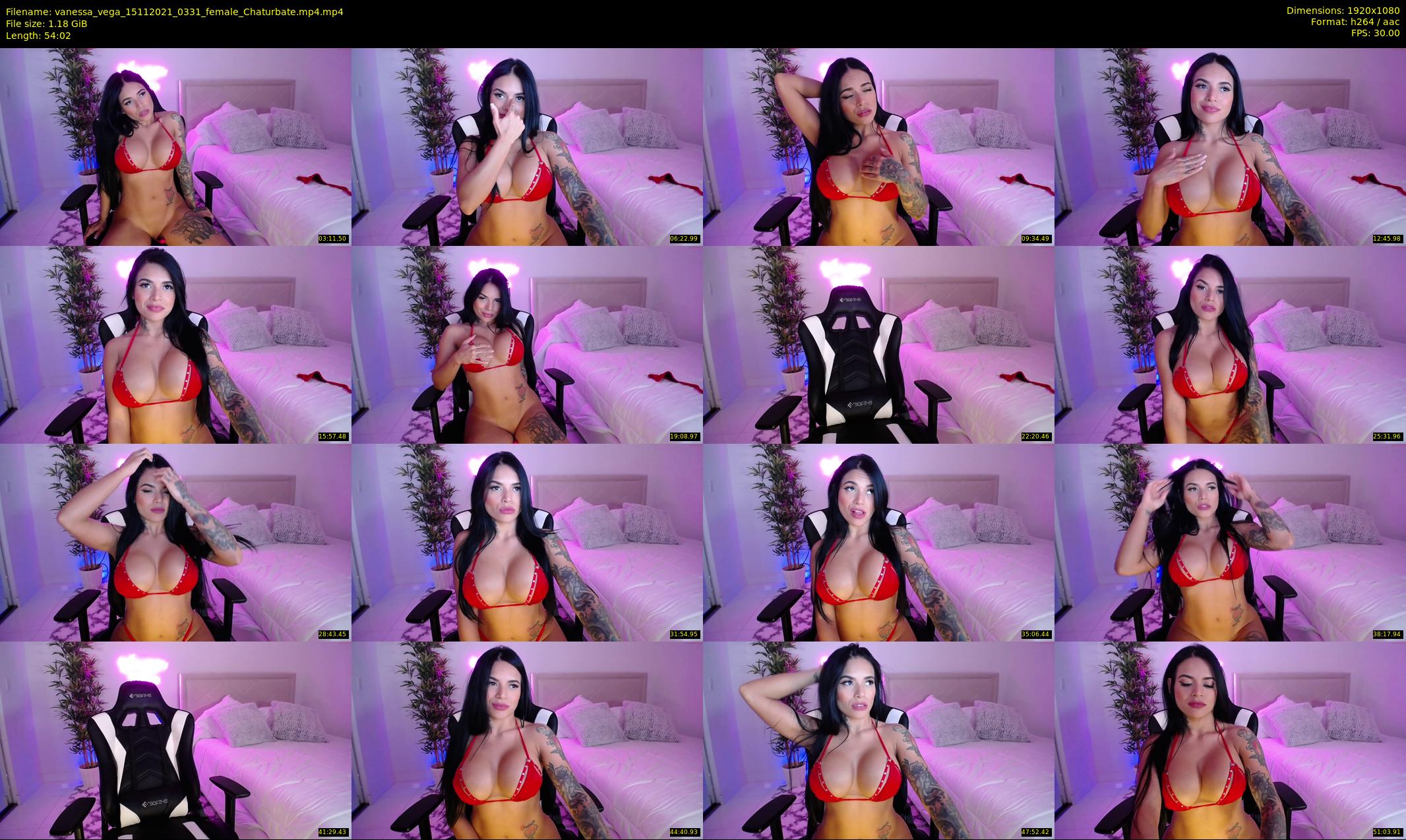 vanessa_vega — 55 minute Chaturbate female cam show recording, 1080p, Nov 15, 2021