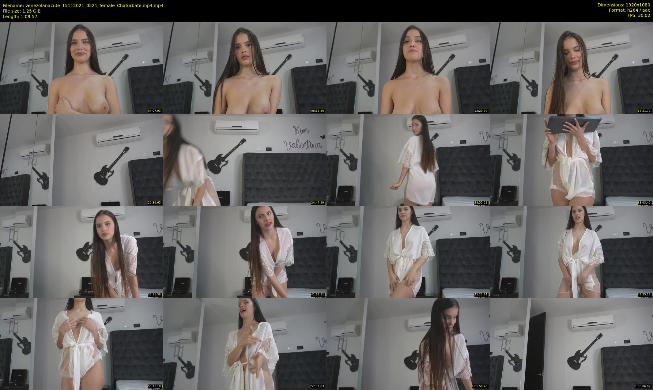 venezolanacute — 70 minute Chaturbate female cam show recording, 1080p, Nov 15, 2021