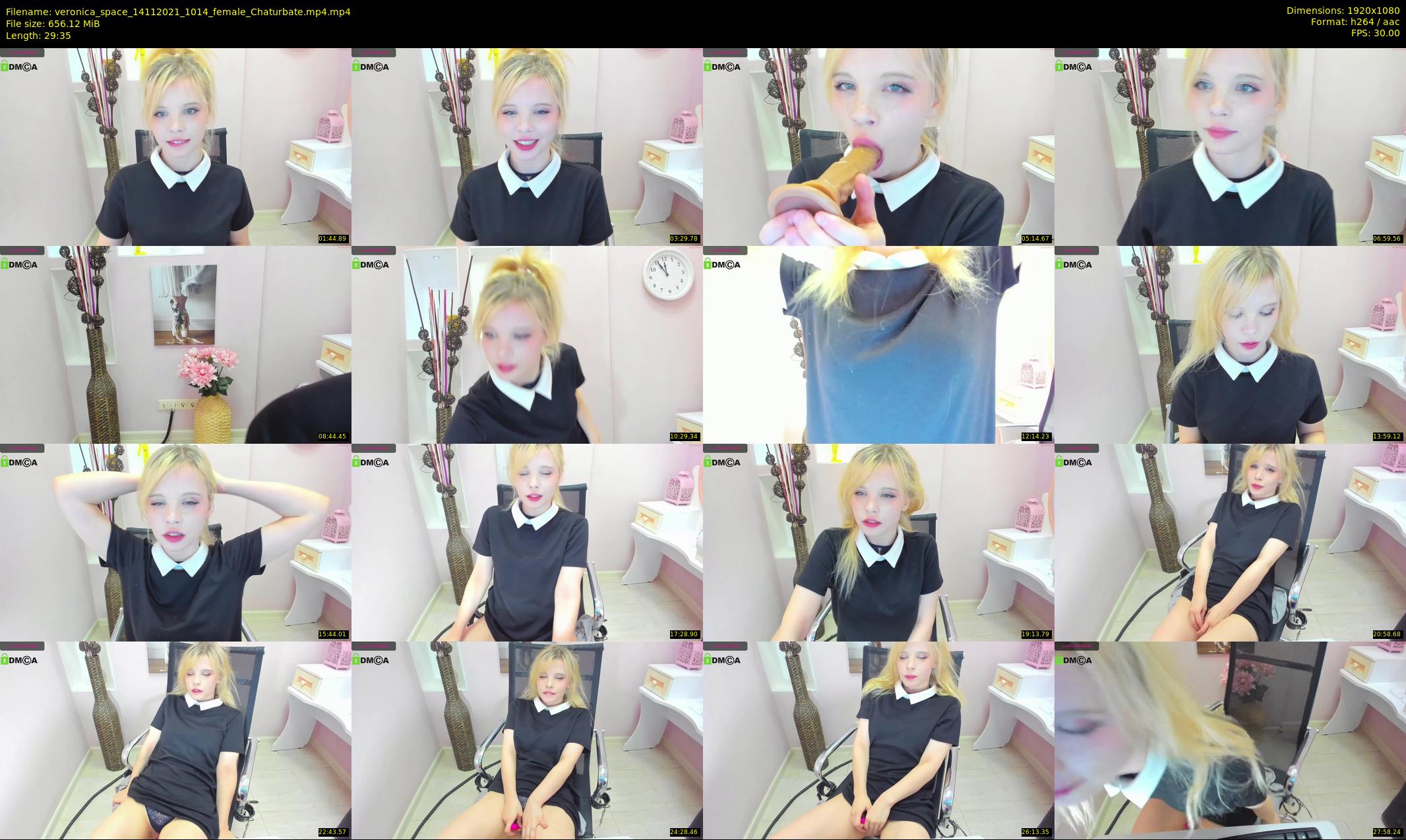 veronica_space — 30 minute Chaturbate female cam show recording, 1080p, Nov 14, 2021