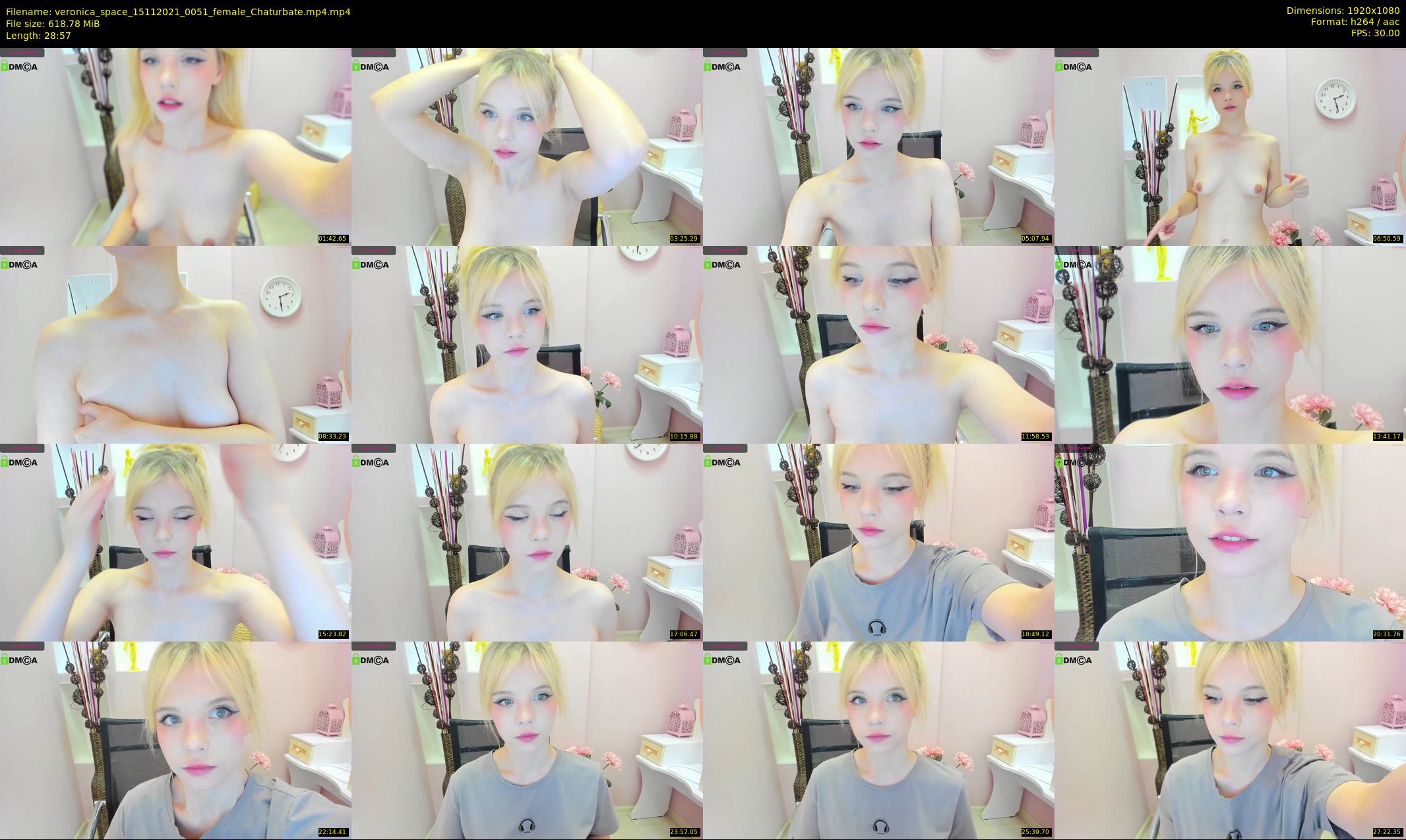 veronica_space — 29 minute Chaturbate female cam show recording, 1080p, Nov 15, 2021