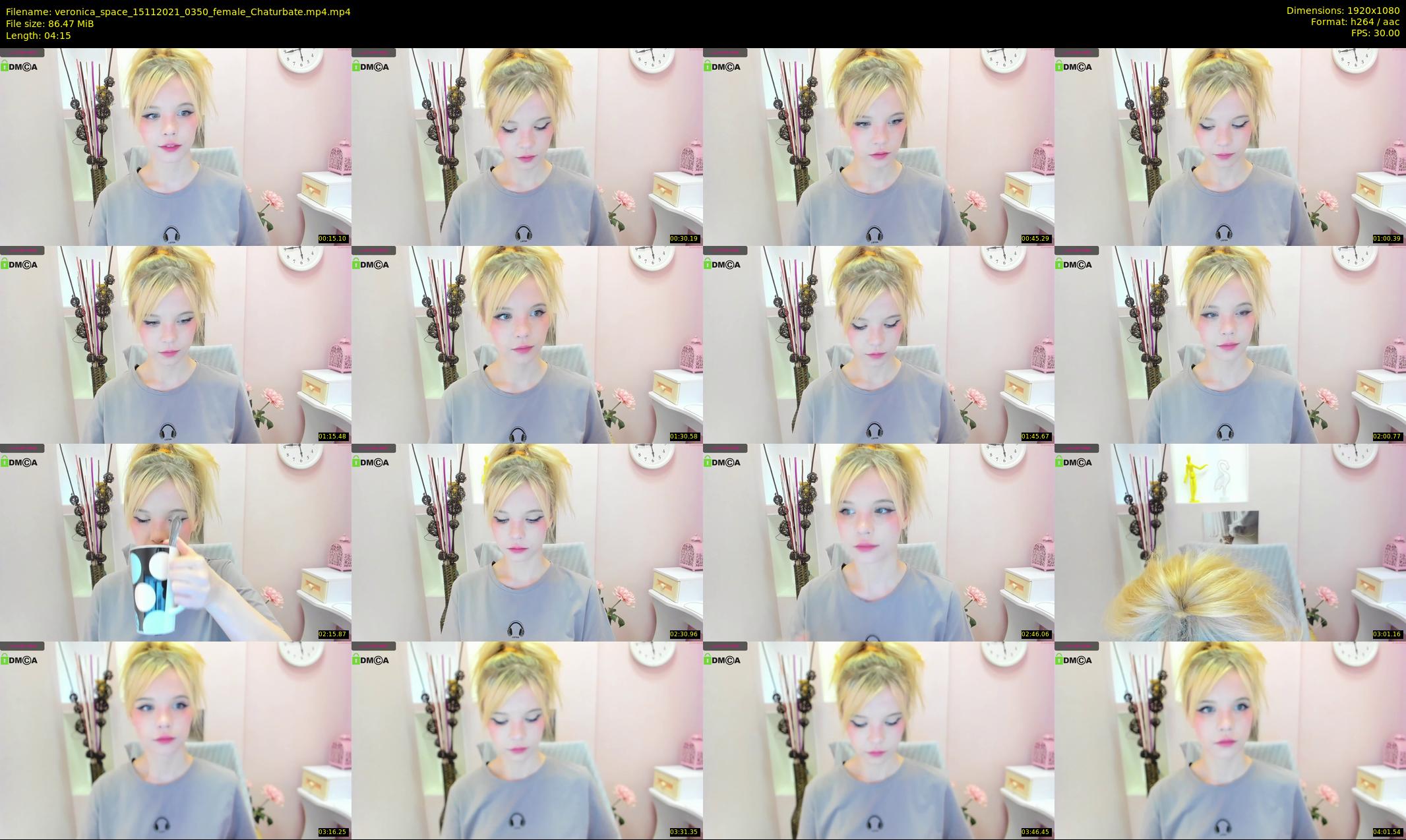 veronica_space — 5 minute Chaturbate female cam show recording, 1080p, Nov 15, 2021