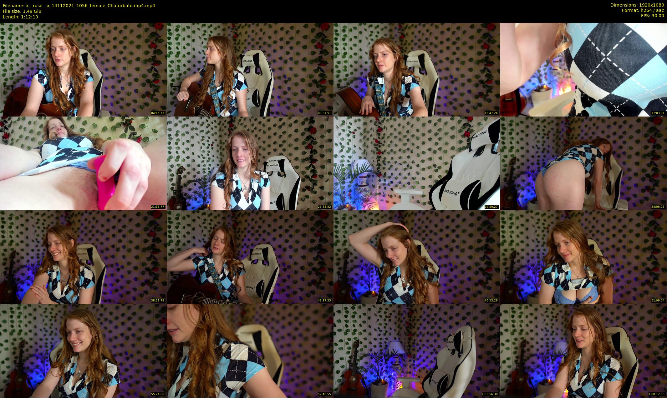 x__rose__x — 73 minute Chaturbate female cam show recording, 1080p, Nov 14, 2021