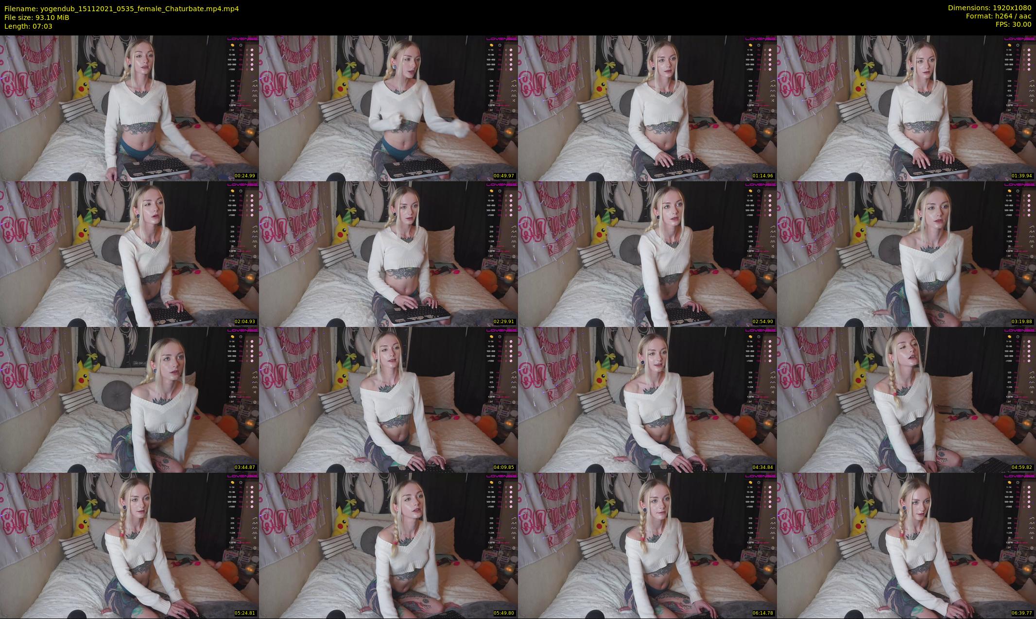 yogendub — 8 minute Chaturbate female cam show recording, 1080p, Nov 15, 2021