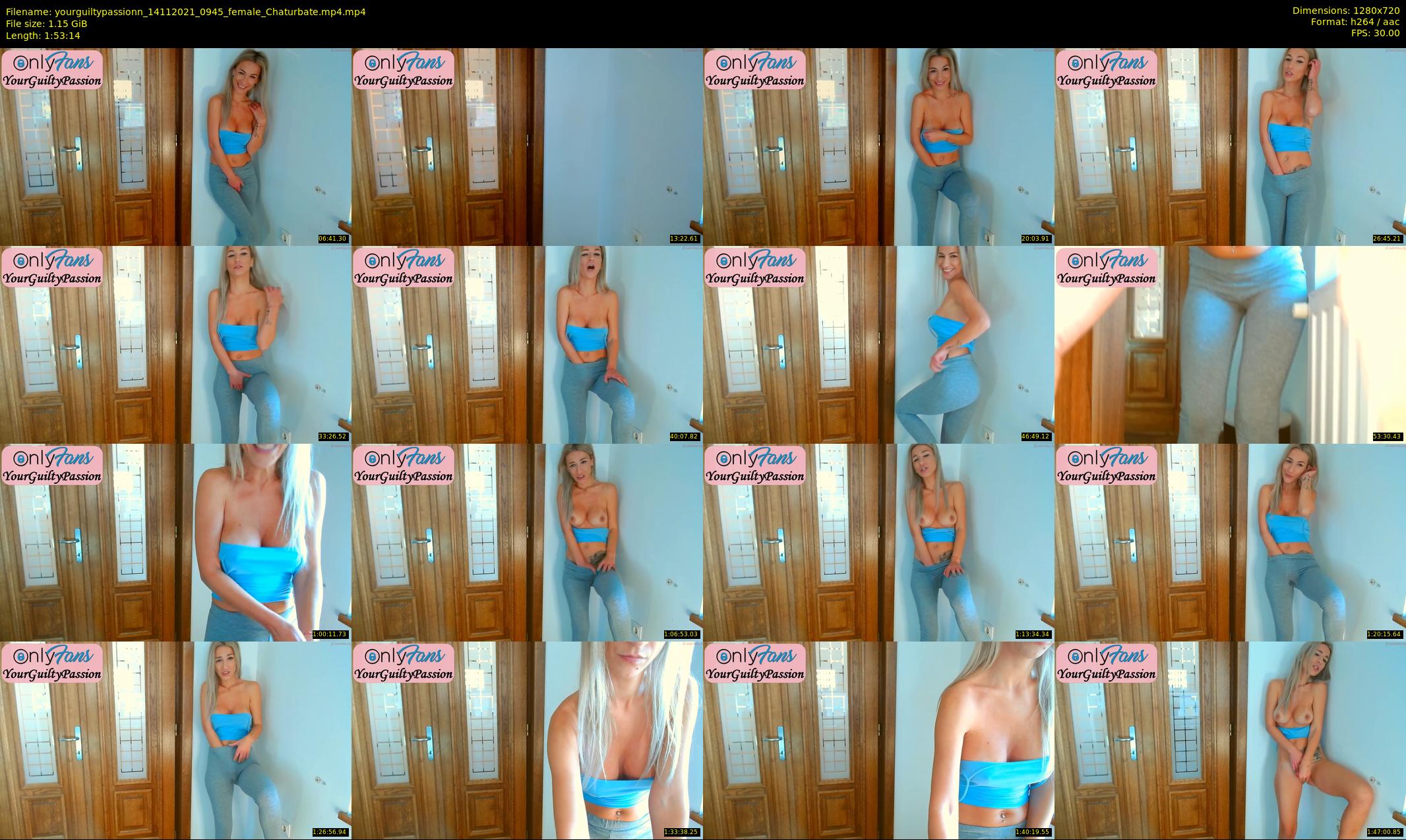 yourguiltypassionn — 114 minute Chaturbate female cam show recording, 720p, Nov 14, 2021