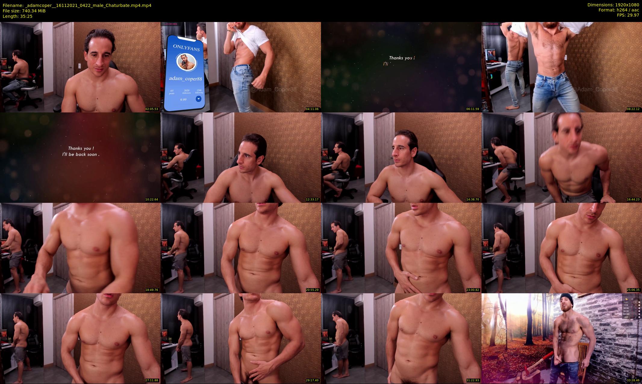 _adamcoper_ — 36 minute Chaturbate male cam show recording, 1080p, Nov 16, 2021