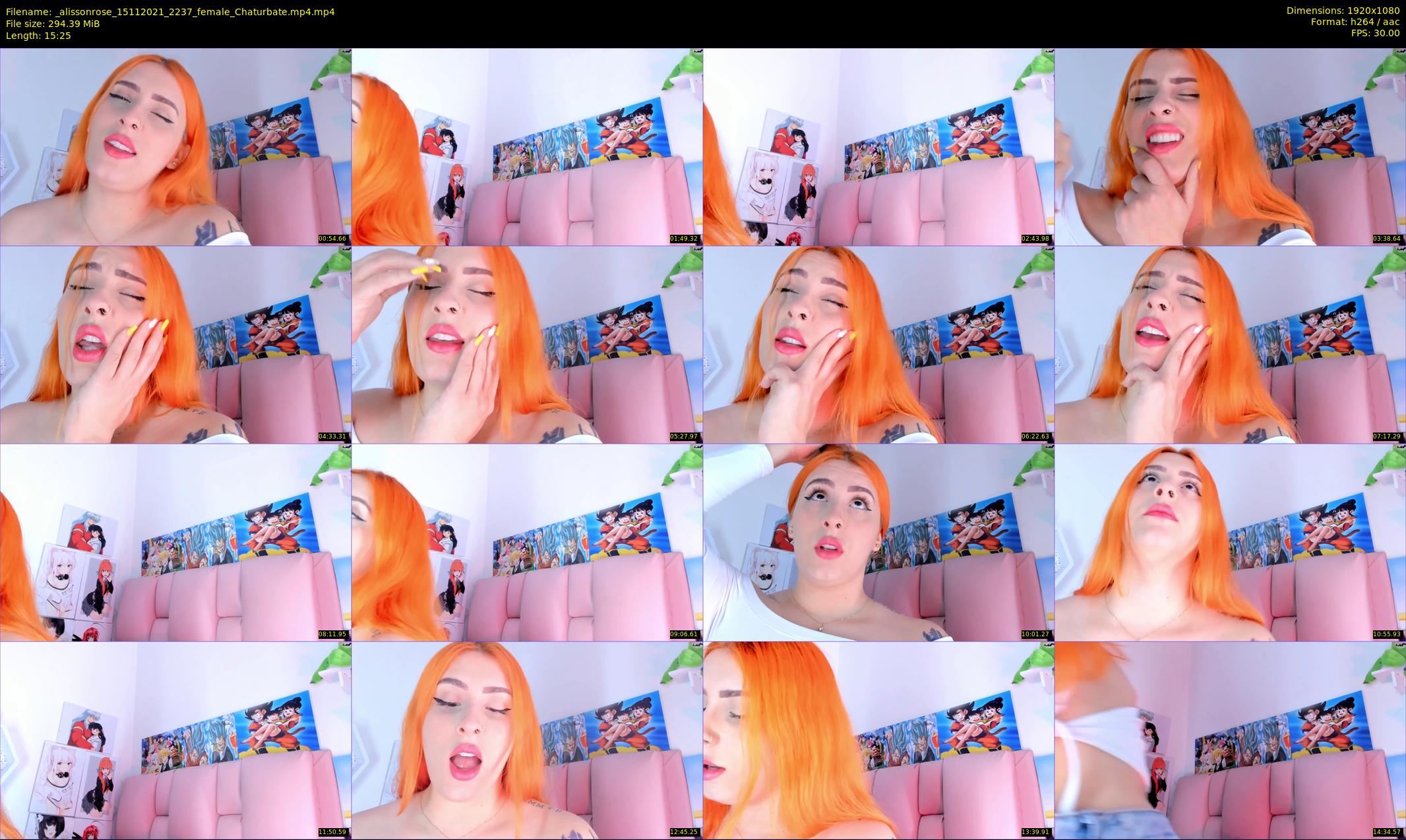 _alissonrose — 16 minute Chaturbate female cam show recording, 1080p, Nov 15, 2021