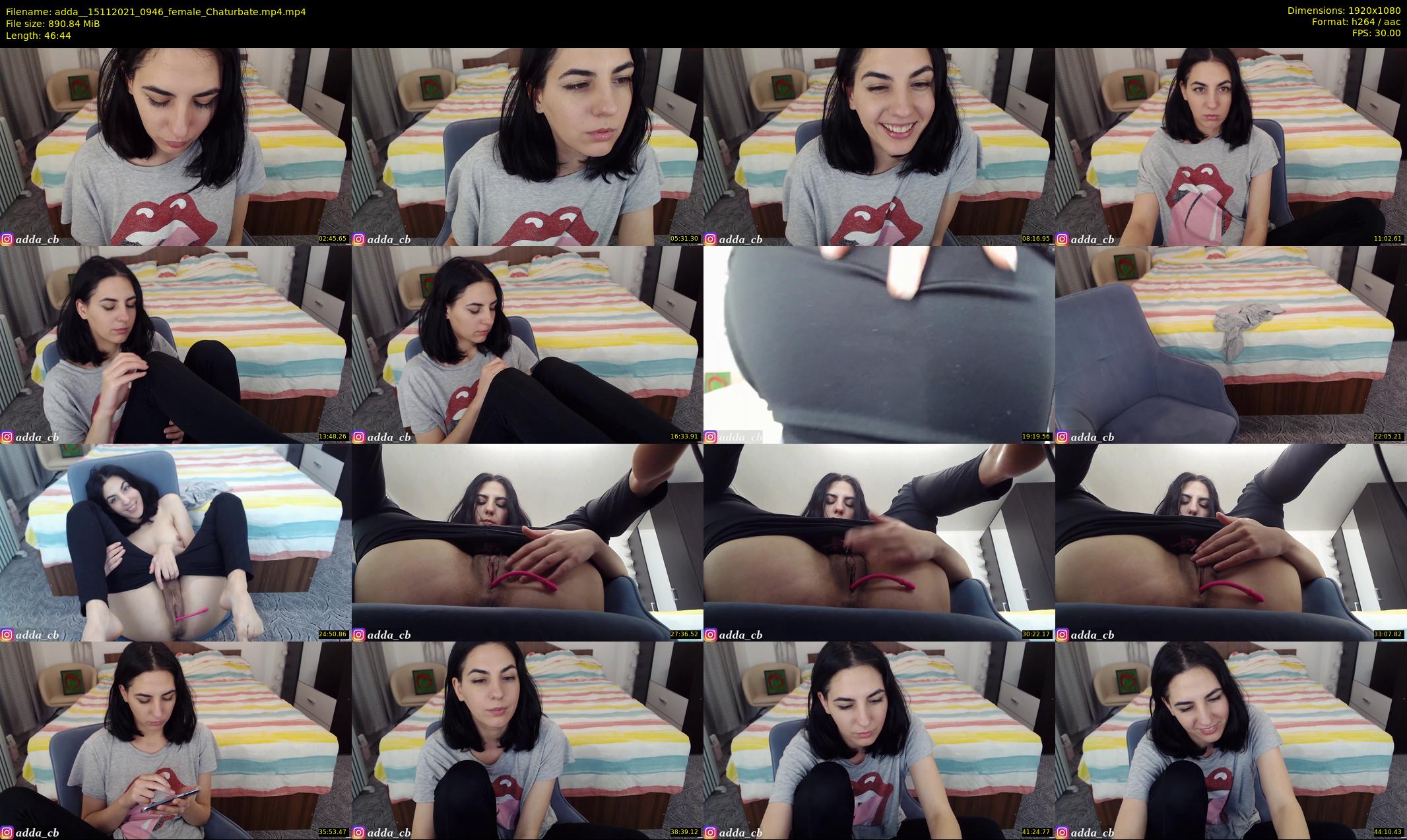 adda_ — 47 minute Chaturbate female cam show recording, 1080p, Nov 15, 2021