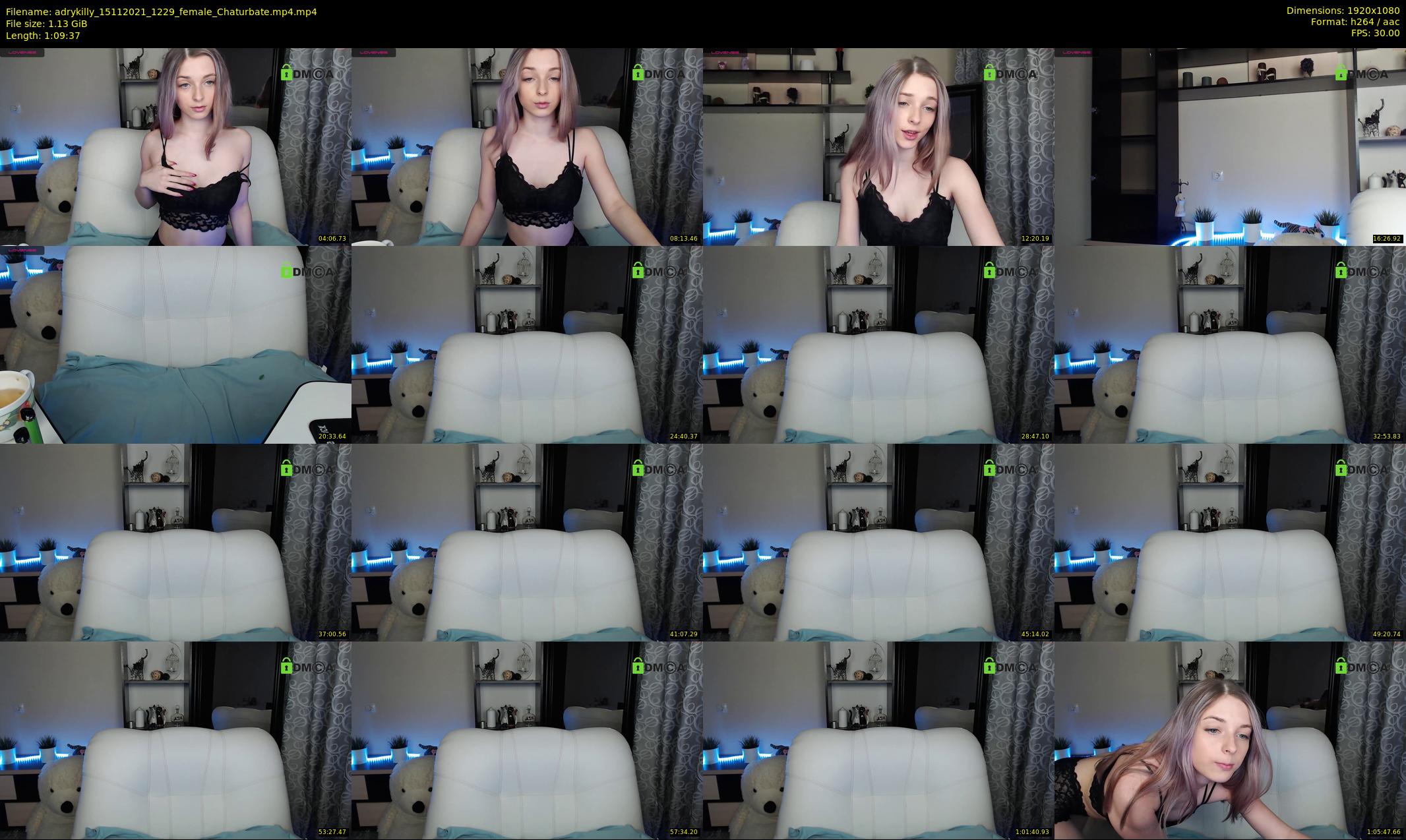 adrykilly — 70 minute Chaturbate female cam show recording, 1080p, Nov 15, 2021