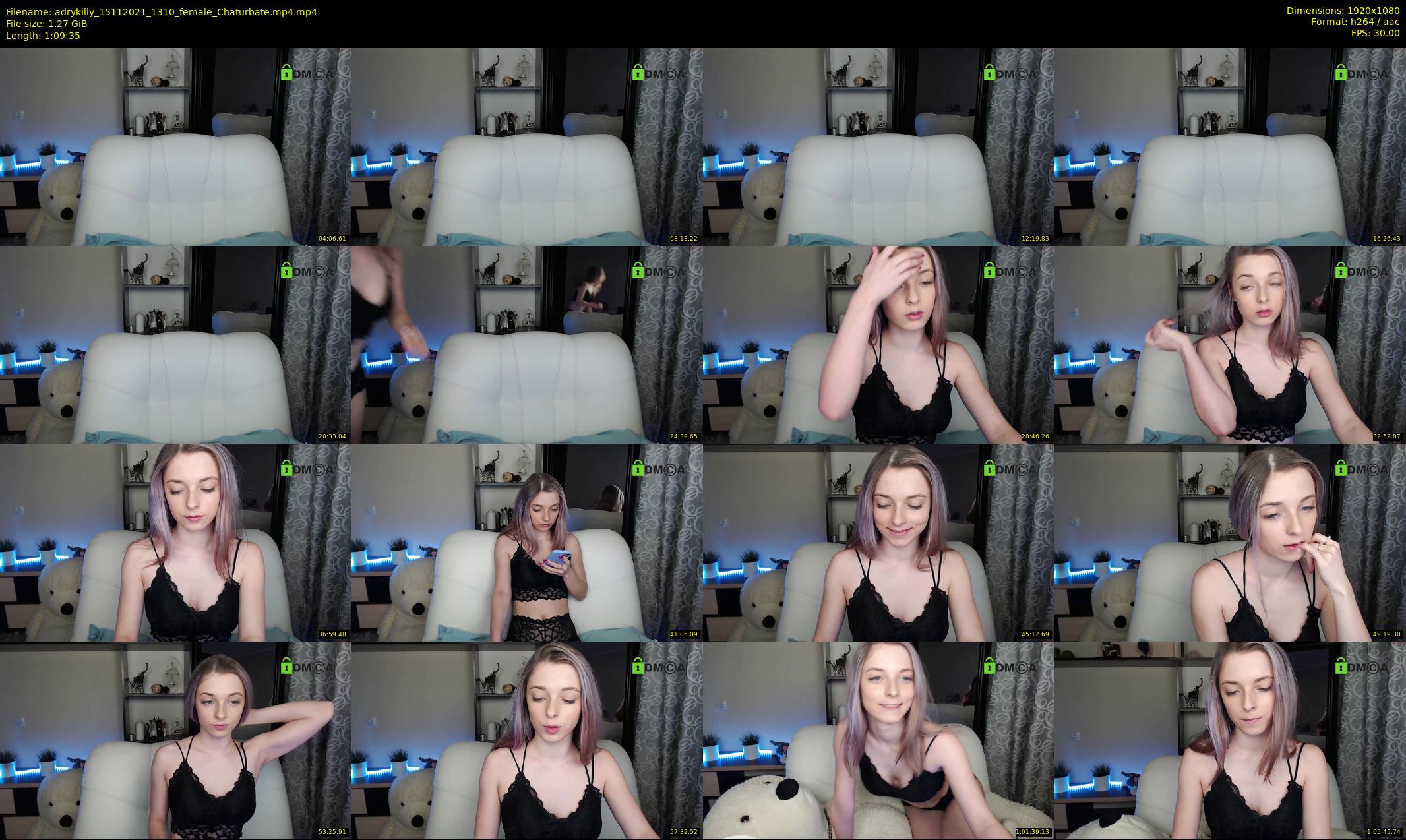 adrykilly — 70 minute Chaturbate female cam show recording, 1080p, Nov 15, 2021