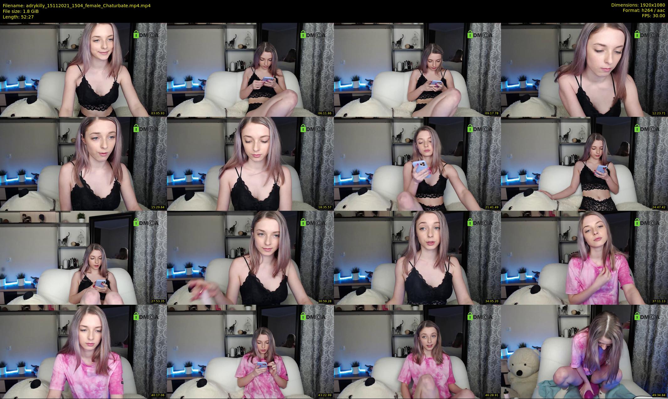 adrykilly — 53 minute Chaturbate female cam show recording, 1080p, Nov 15, 2021