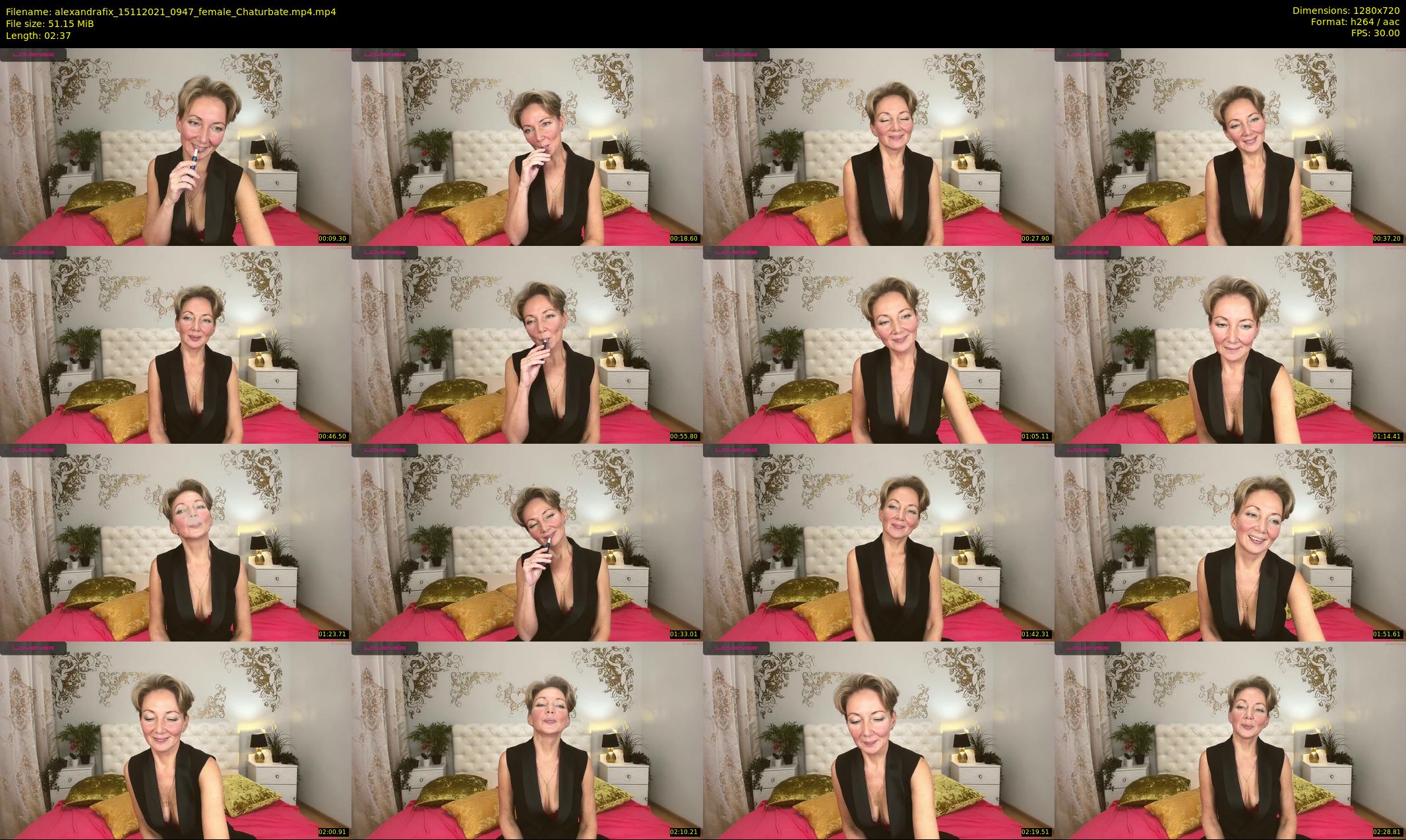 alexandrafix — 3 minute Chaturbate female cam show recording, 720p, Nov 15, 2021