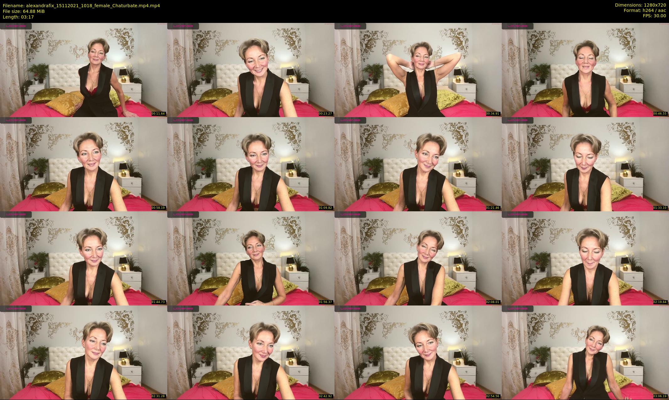 alexandrafix — 4 minute Chaturbate female cam show recording, 720p, Nov 15, 2021
