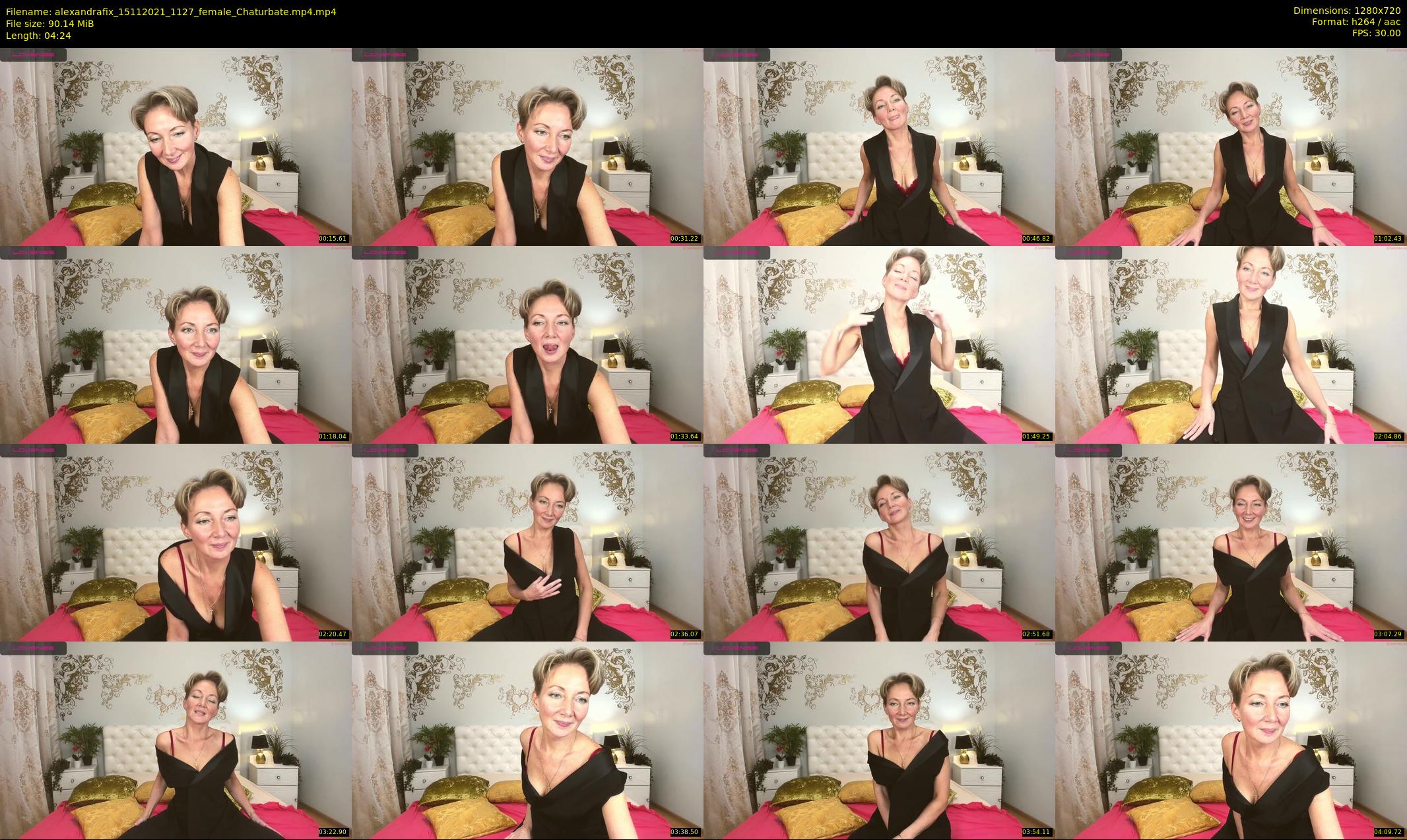 alexandrafix — 5 minute Chaturbate female cam show recording, 720p, Nov 15, 2021