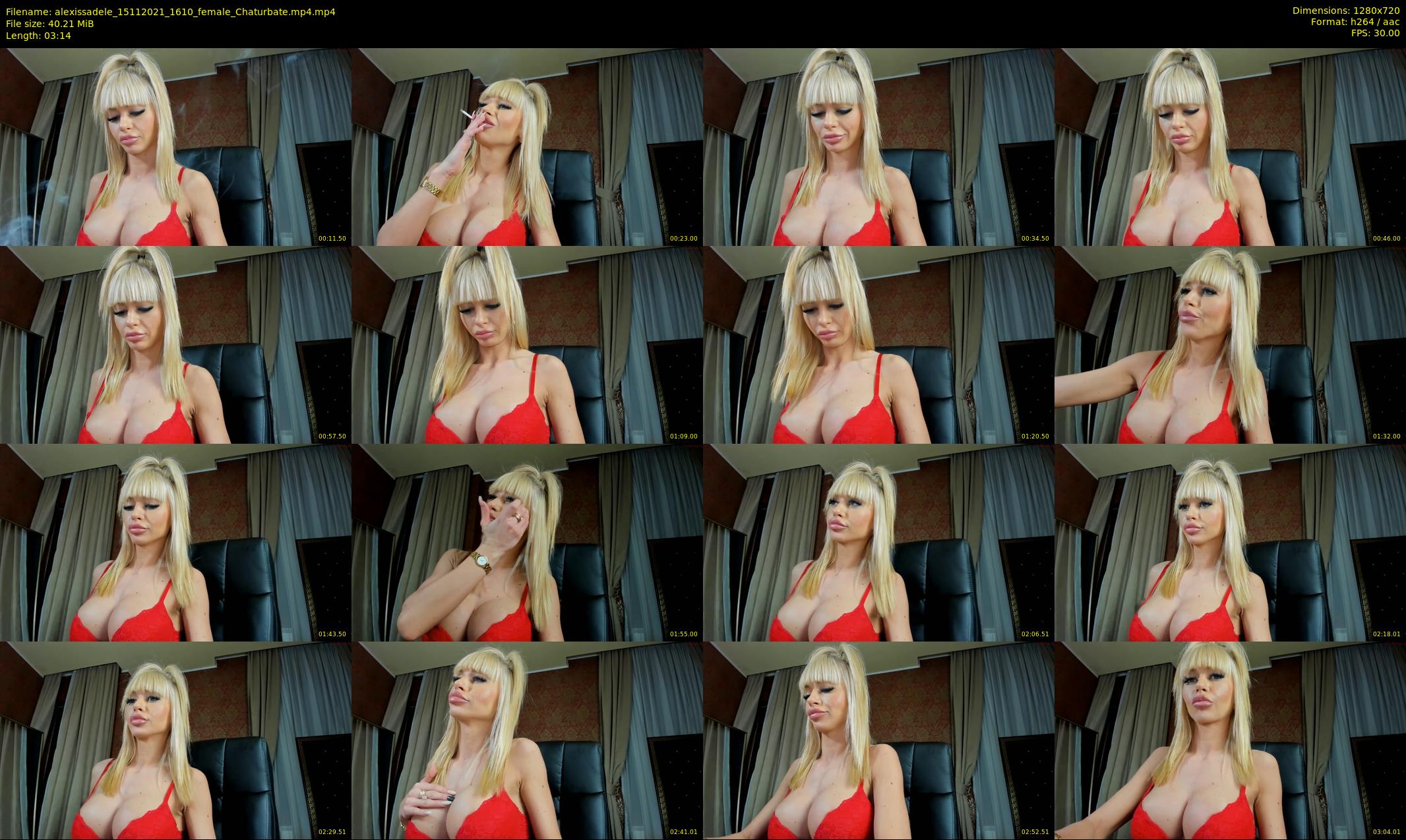 alexissadele — 4 minute Chaturbate female cam show recording, 720p, Nov 15, 2021