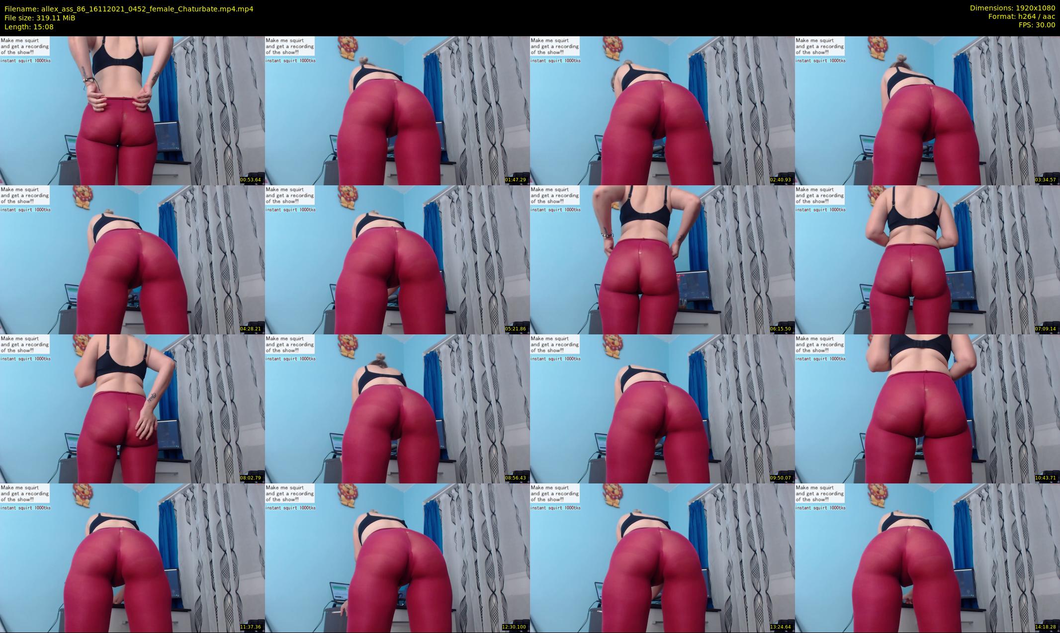 allex_ass_86 — 16 minute Chaturbate female cam show recording, 1080p, Nov 16, 2021