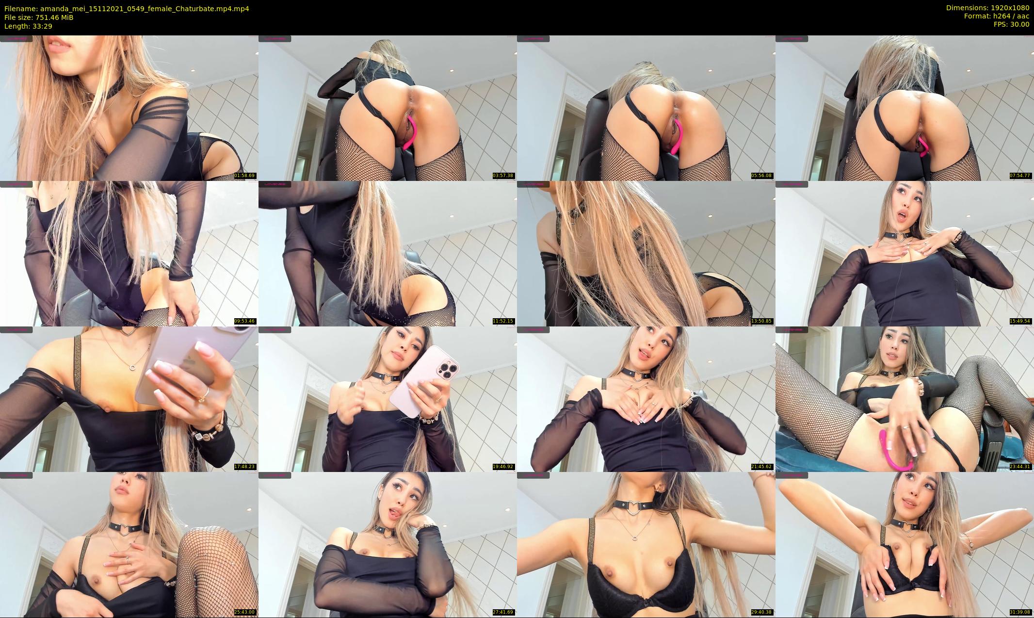 amanda_mei — 34 minute Chaturbate female cam show recording, 1080p, Nov 15, 2021