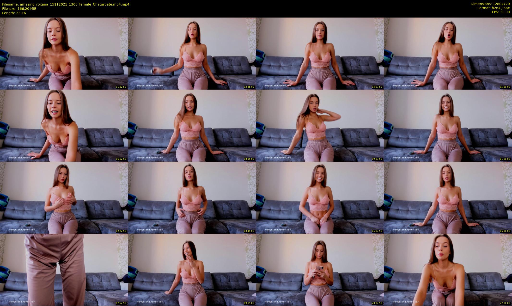 amazing_roxana — 24 minute Chaturbate female cam show recording, 720p, Nov 15, 2021